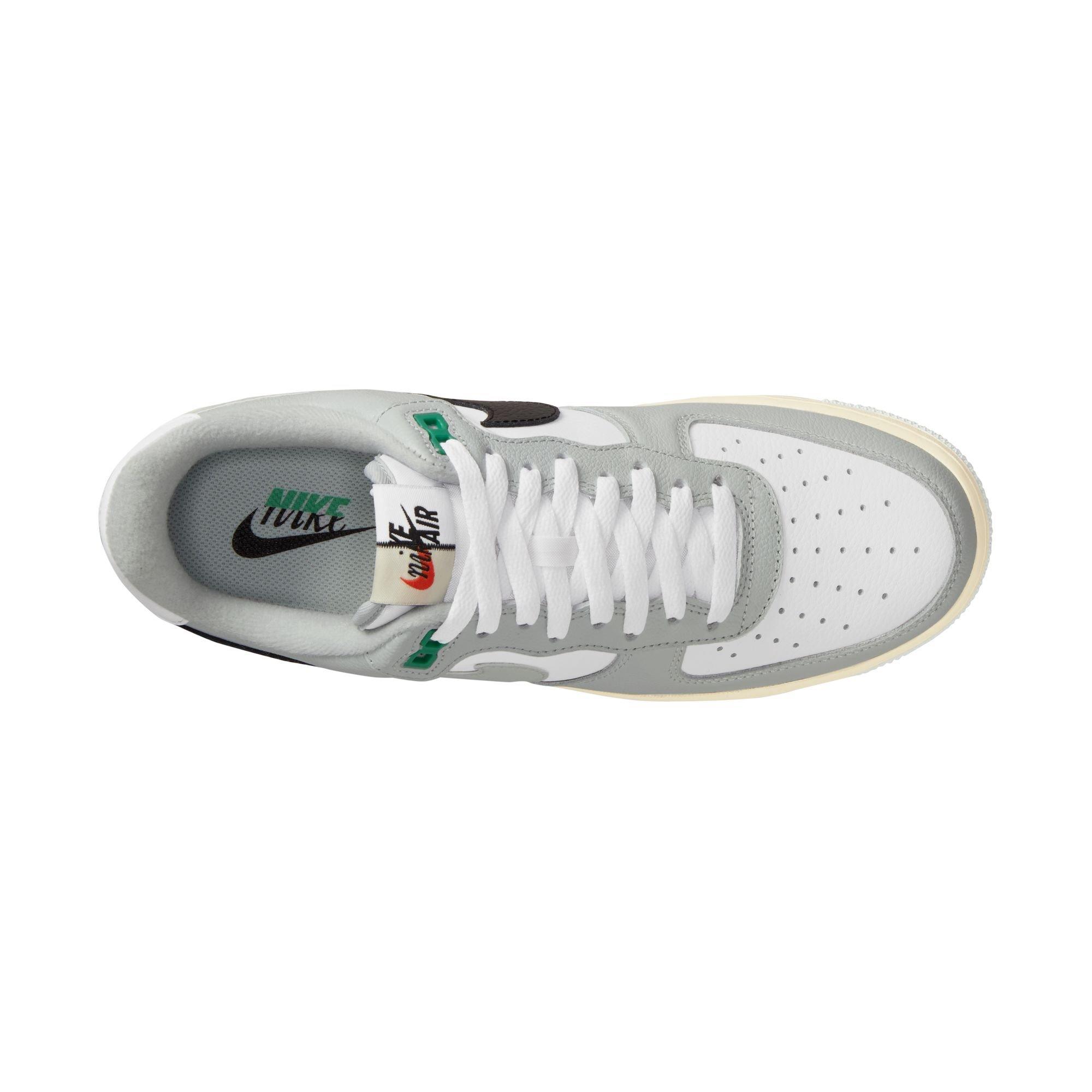 Nike Air Force 1 '07 LV8 Split "Light Silver" Men's Shoe - LIGHT SILVER/BLACK/WHITE Thumbnail View 10