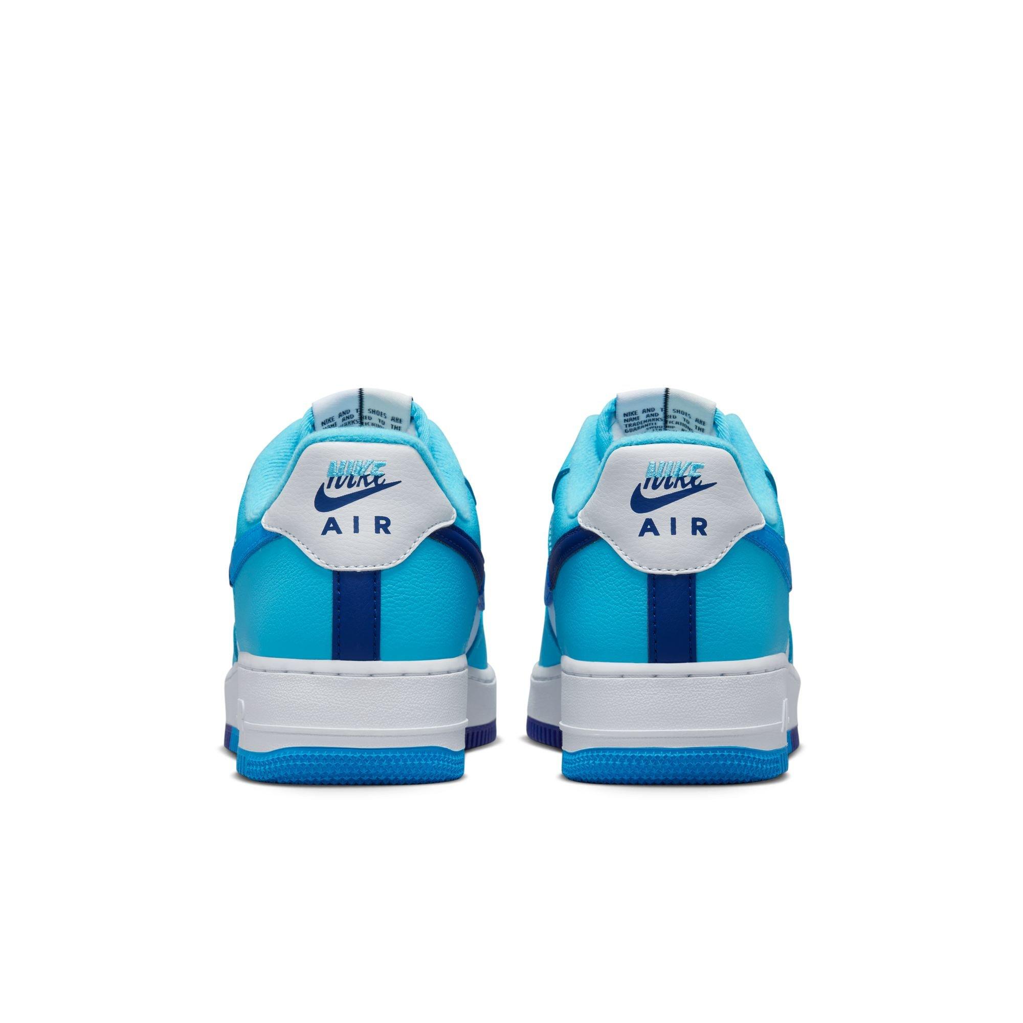 Nike Men's Air Force 1 '07 LV8 RMX Sneakers in White/Light Photo Blue Nike