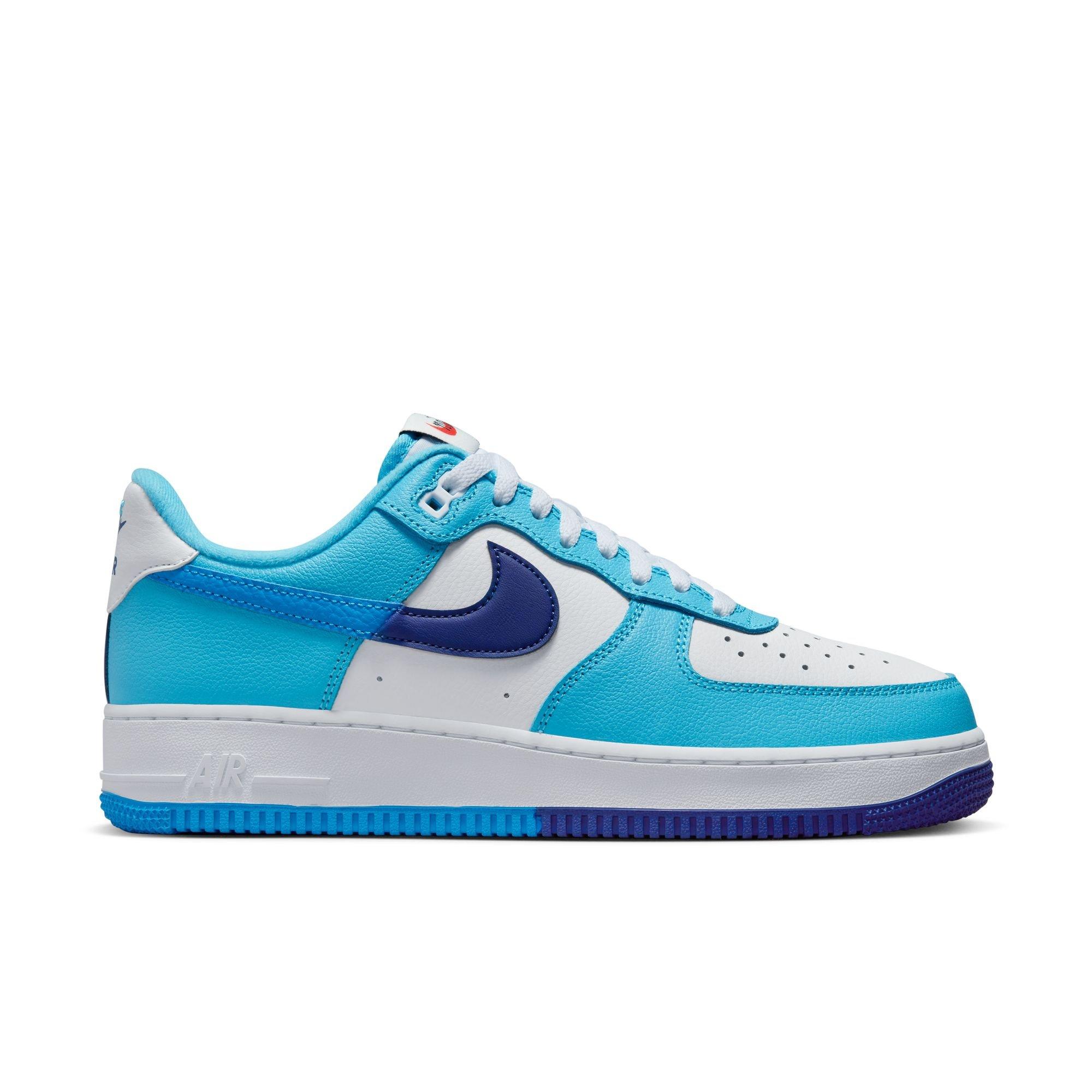 Nike Air Force 1 '07 LV8 Split Light Photo Blue Men's Shoe - Hibbett