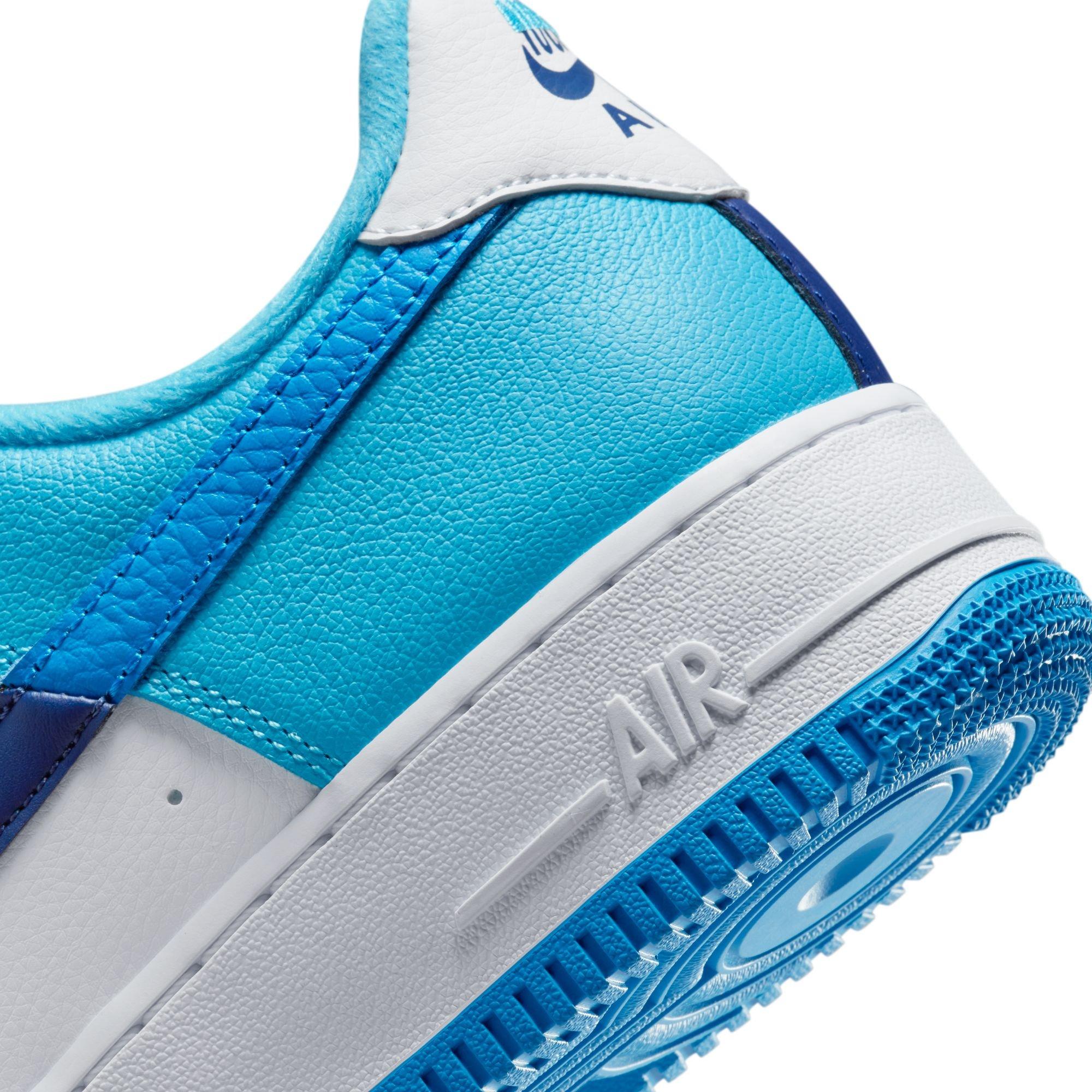 TD) Nike Force 1 LV8 2 'Split - Light Photo Blue' DX2165-100 - KICKS CREW