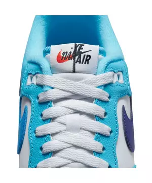 Nike Air Force 1 '07 LV8 White/University Blue/Safety Orange Men's Shoe -  Hibbett