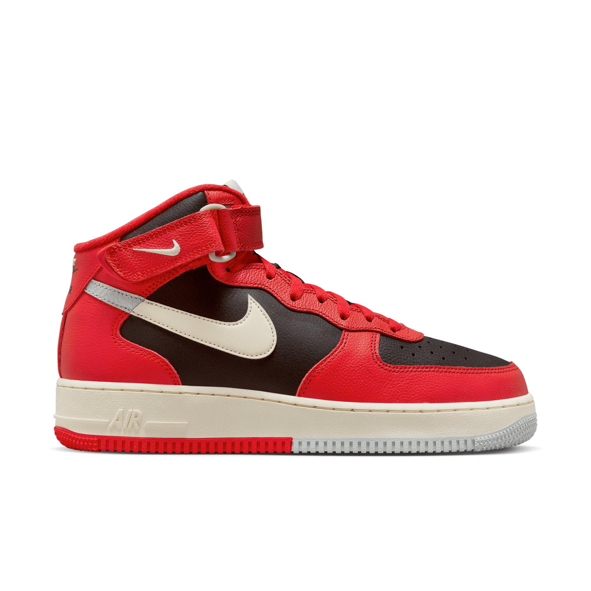 Nike Air Force 1 LV8 White/Team Red/Black Grade School Boys' Shoe -  Hibbett