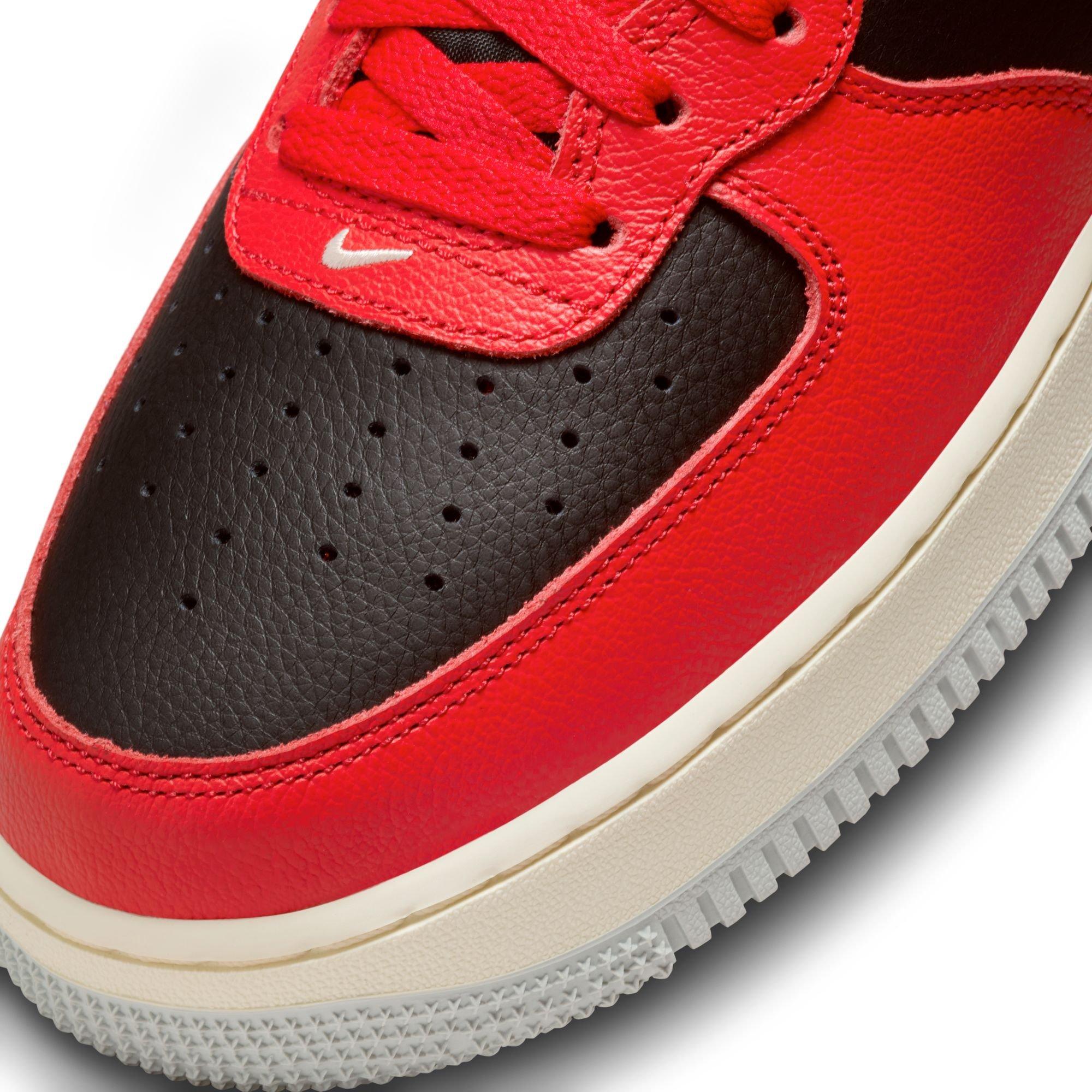 Nike Air Force 1 Mid '07 LV8 Split "Bred" Men's Shoe - RED/BLACK Thumbnail View 4