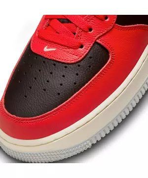 Nike Air Force 1 Low PRM Black/University Red Men's Shoe - Hibbett