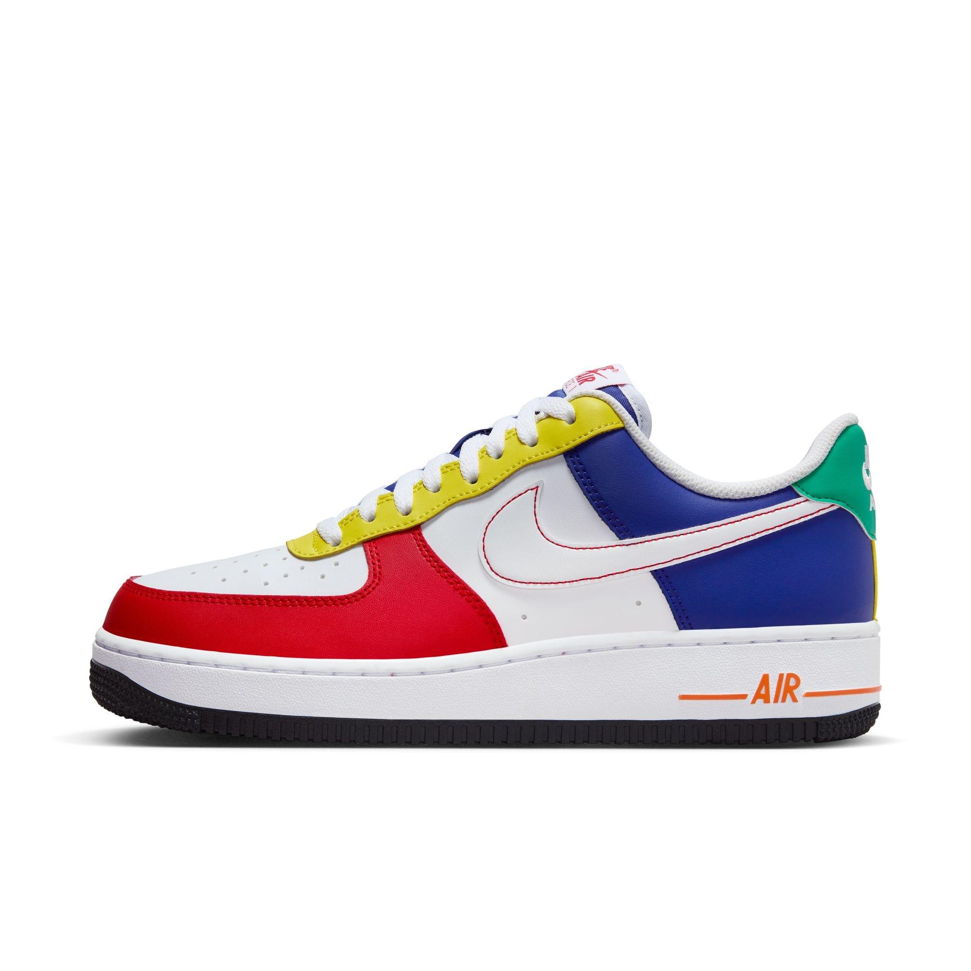 Nike Air Force 1 - Distinct Blue / Deep Royal Blue - Atomic Red