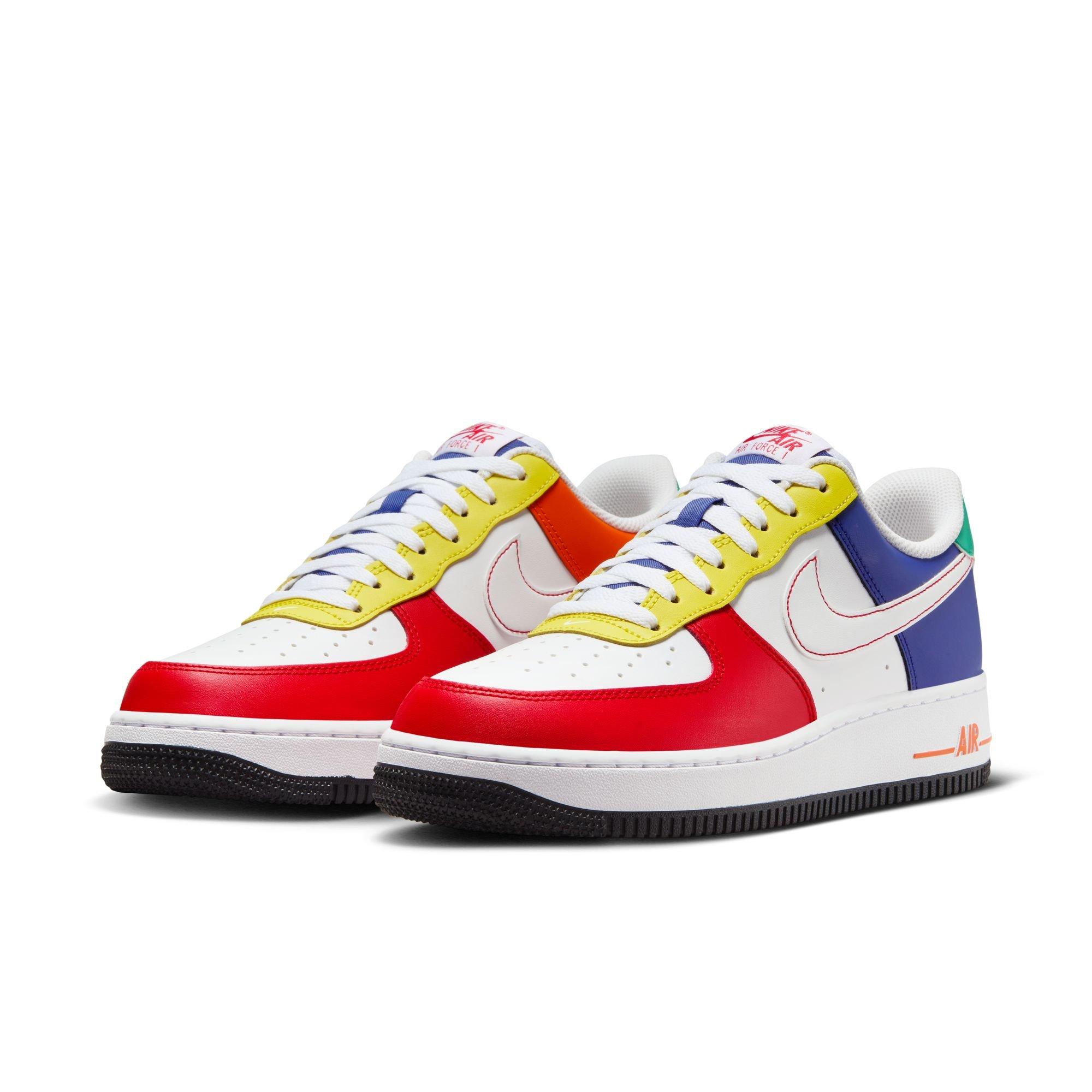 Nike Air Force 1 '07 Low LV8 Americana White/University Red/Deep Royal  Men's Shoe - Hibbett