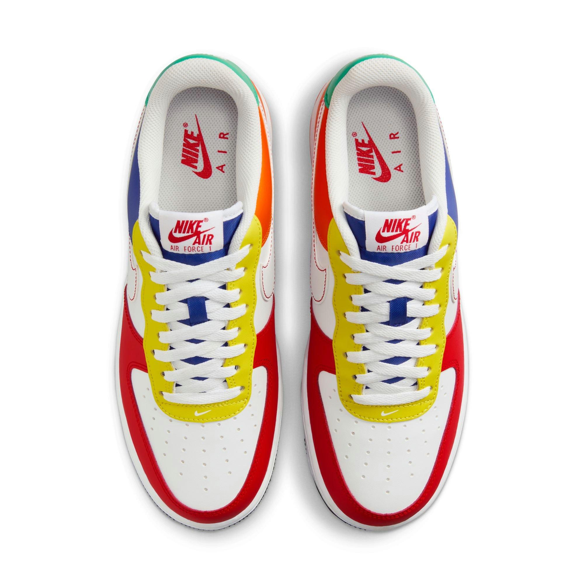 Nike Air Force 1 '07 Low LV8 Americana White/University Red/Deep Royal  Men's Shoe - Hibbett