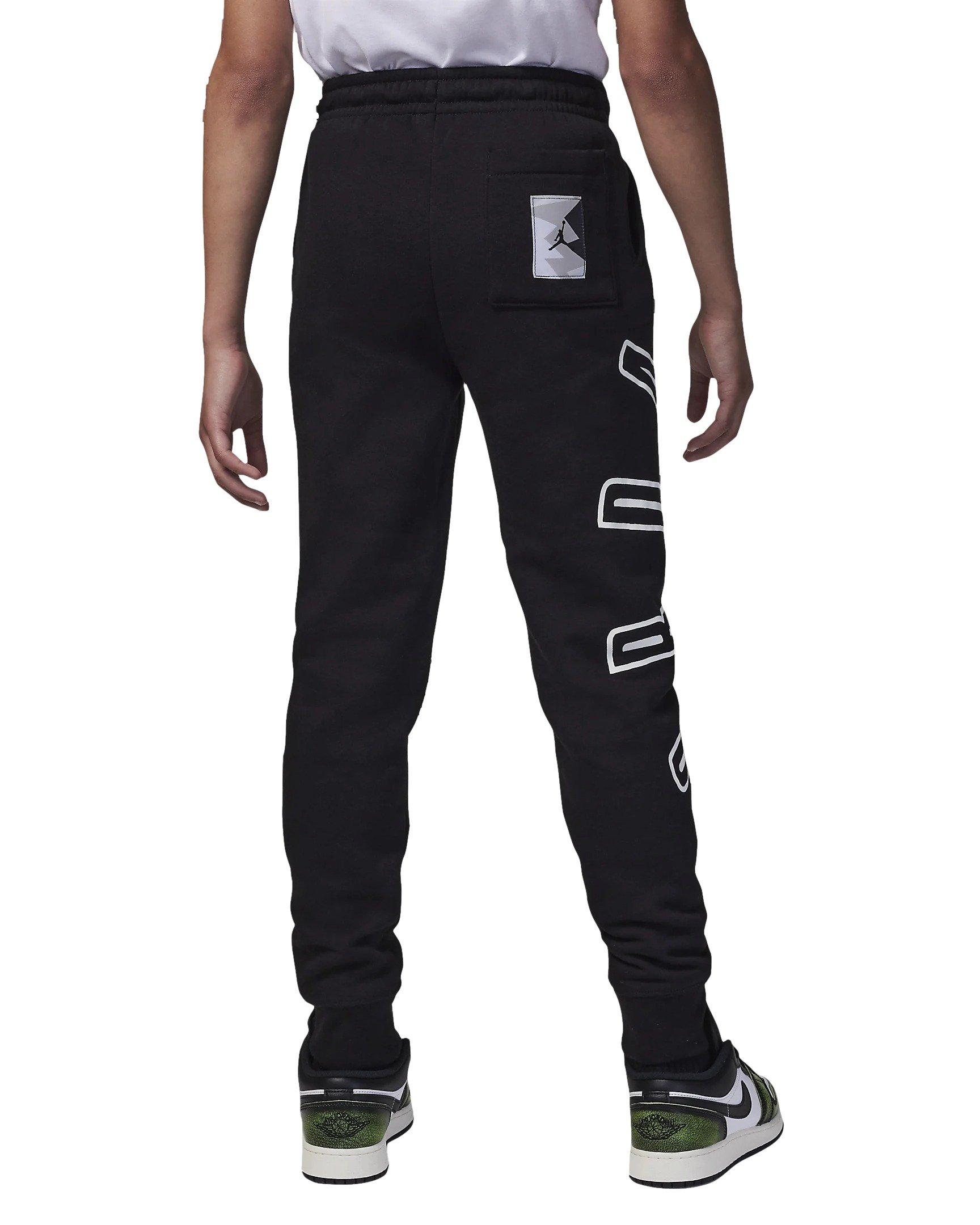 Jordan MJ Flight MVP Fleece Big Boys' Black Pants