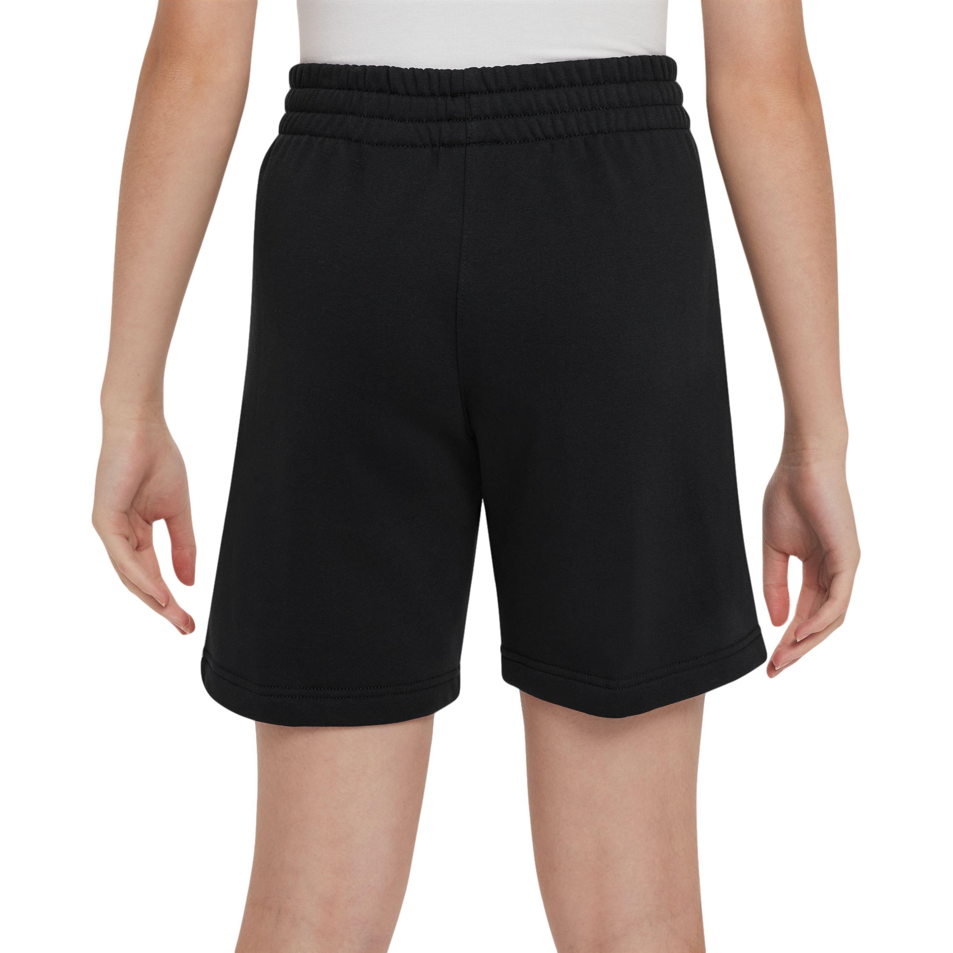 Nike Sportswear Club Fleece Big Boys' Black French Terry Shorts