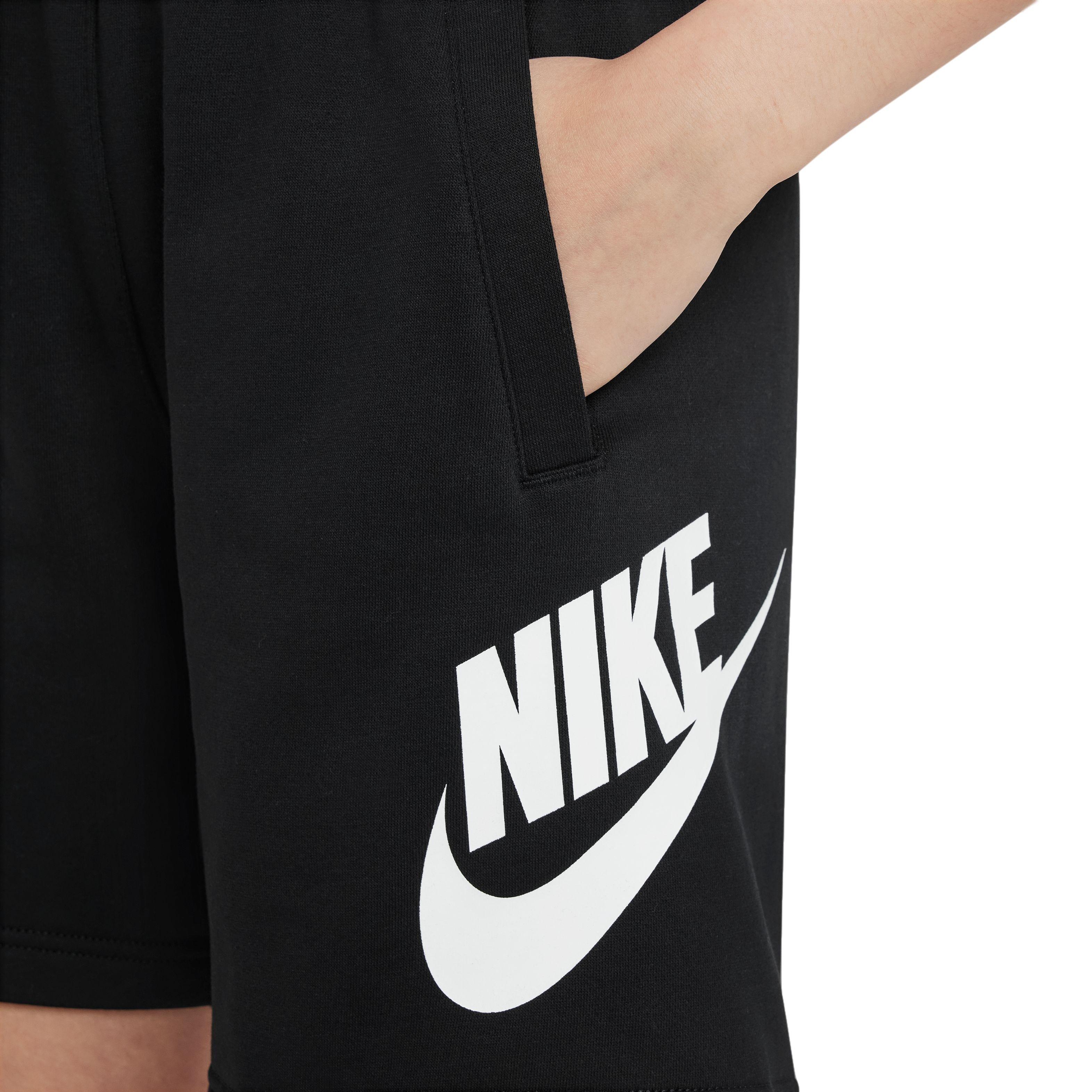 Nike Sportswear Club Fleece Big Boys' Black French Terry Shorts