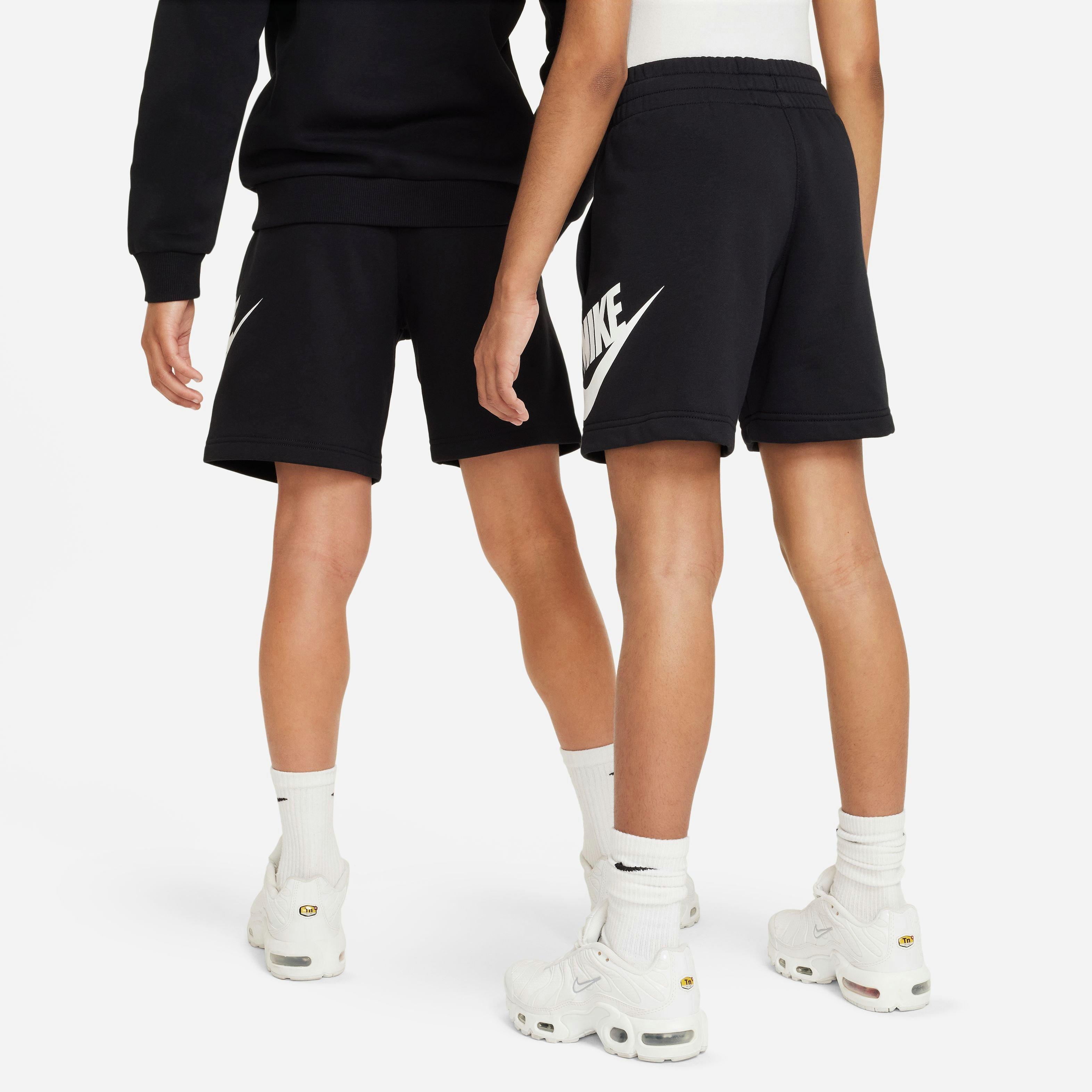 Nike Sportswear Club Fleece Big Boys' Black French Terry Shorts