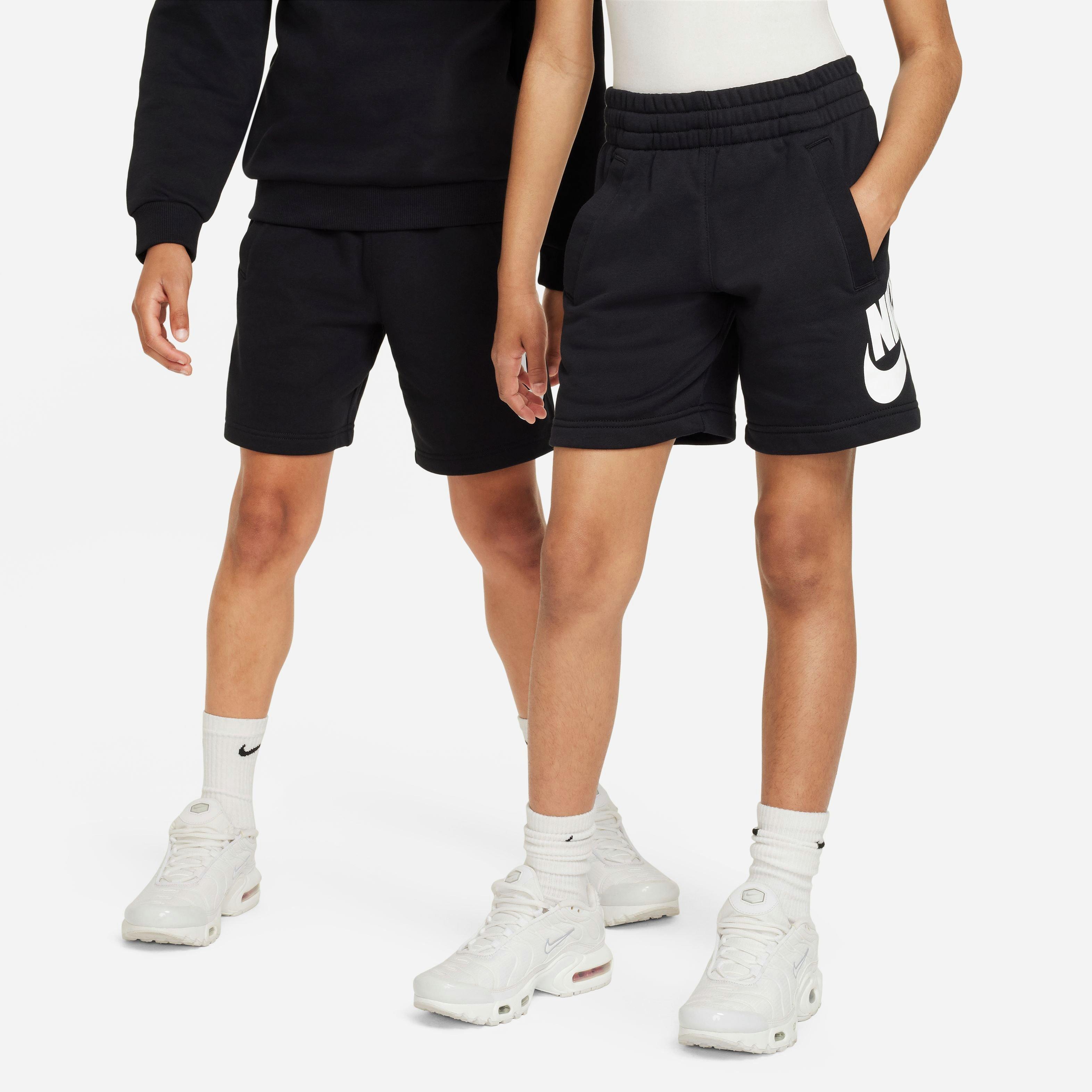 Nike Sportswear Club Fleece Big Boys' Black French Terry Shorts