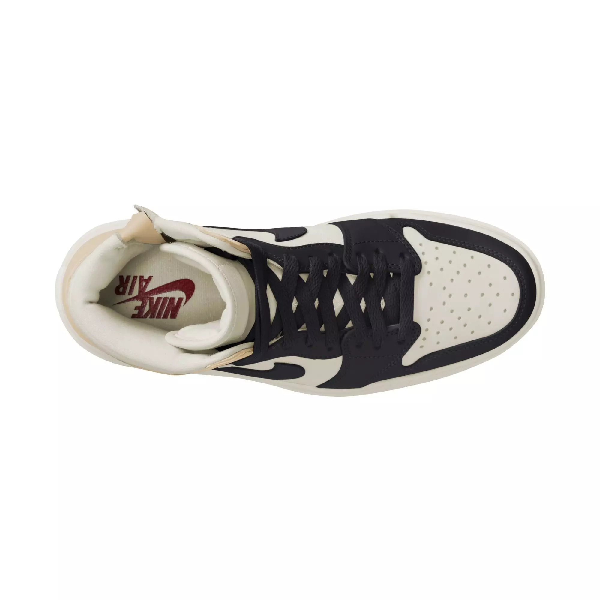 Jordan 1 Elevate High "White/Black/Tan" Women's Shoe - GREY/GOLD