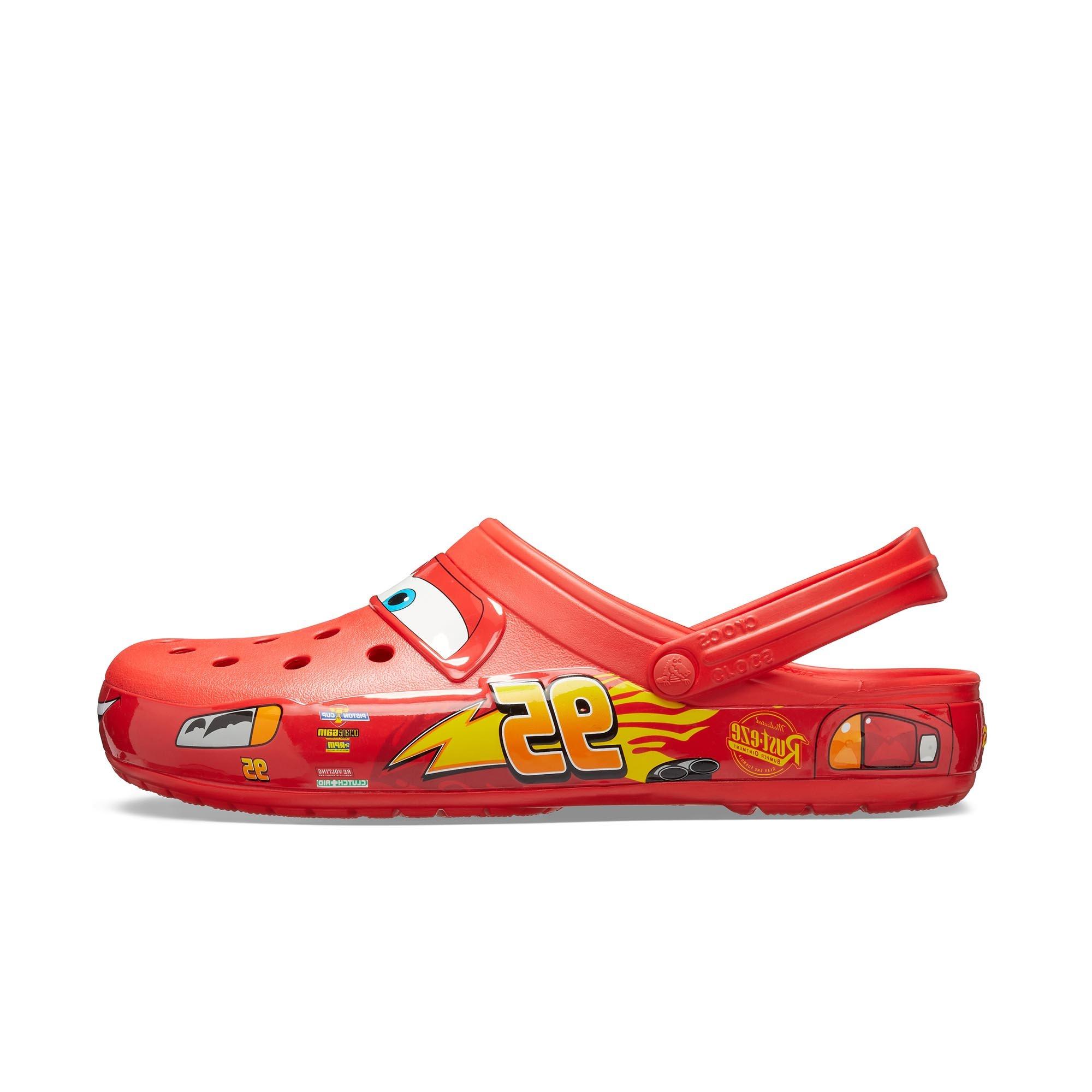 Authentic Lightning McQueen Light Up Crocs Adult 13M *1ST RELEASE SOLD OUT!*