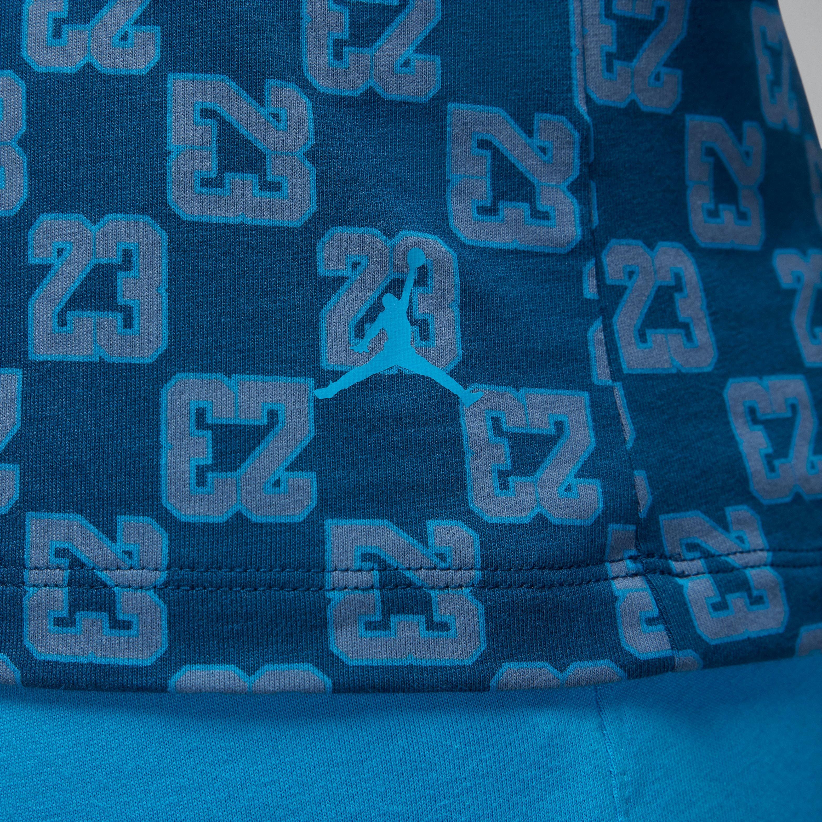 Jordan Women's All Over Print Tee-Blue - BLUE Thumbnail View 4