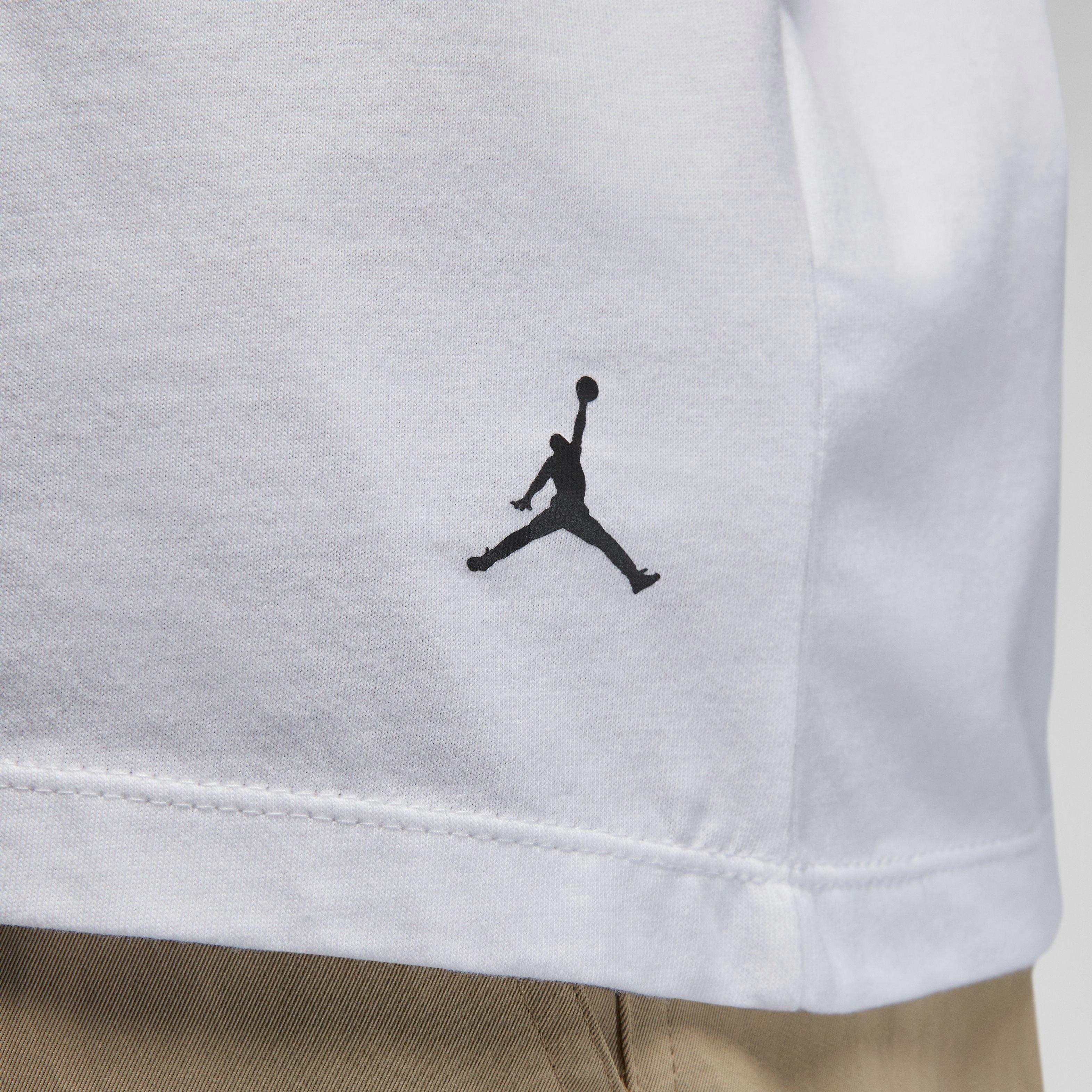 Jordan Women's Girlfriend Graphics Tee - White - WHITE Thumbnail View 4