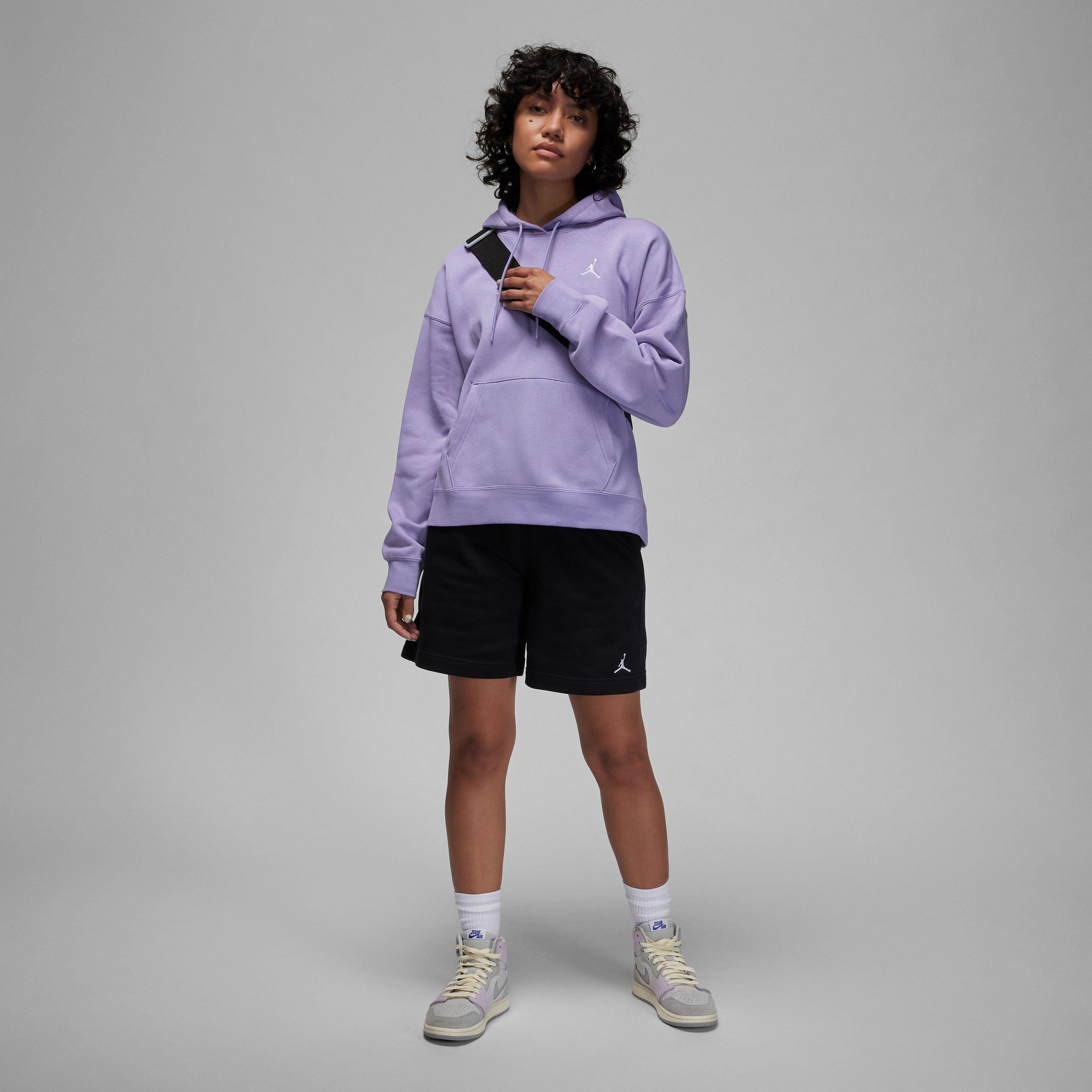 Jordan Women's Brooklyn Fleece Hoodie - Sky Light Purple - PURPLE Thumbnail View 8