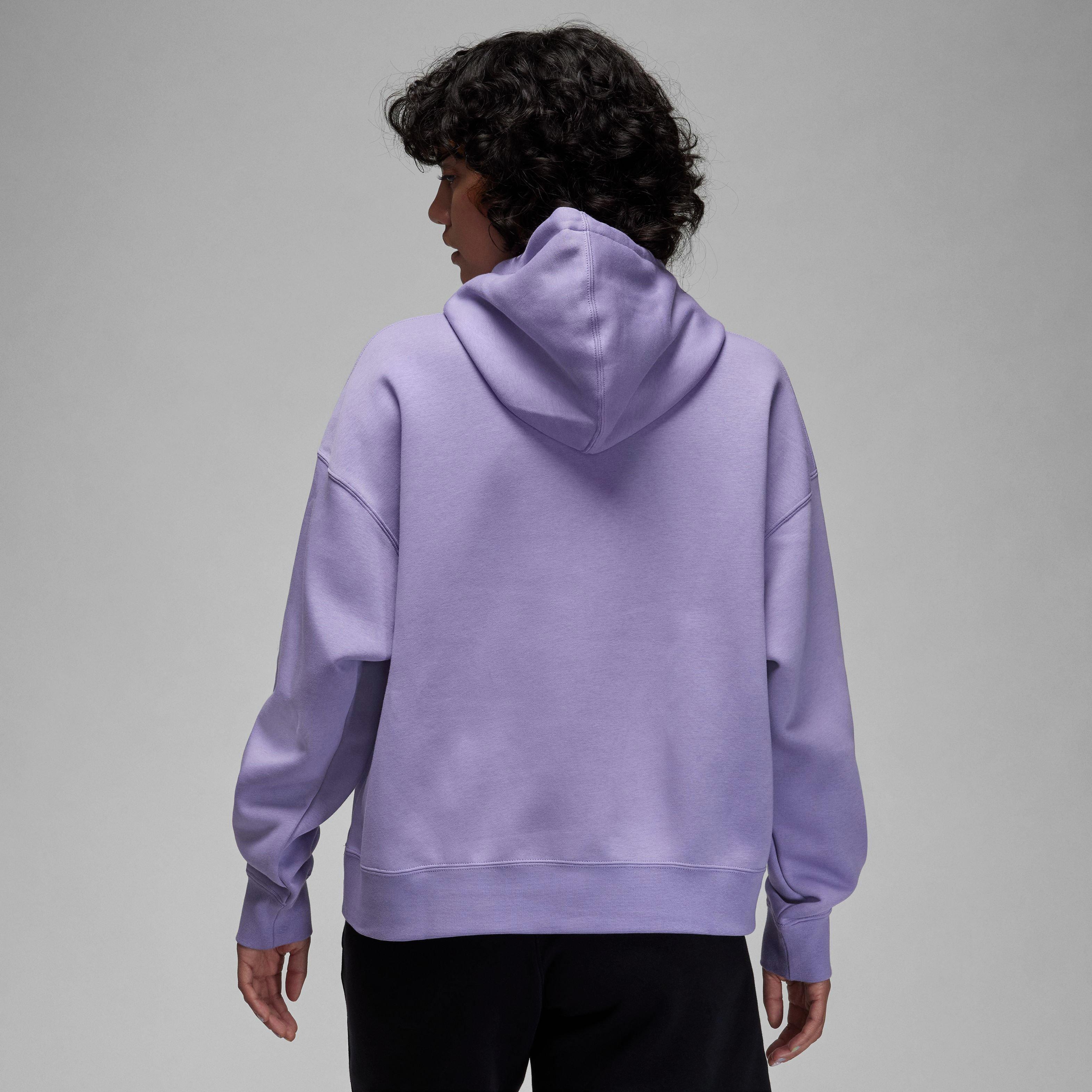 Jordan Women's Brooklyn Fleece Hoodie - Sky Light Purple - PURPLE Thumbnail View 6