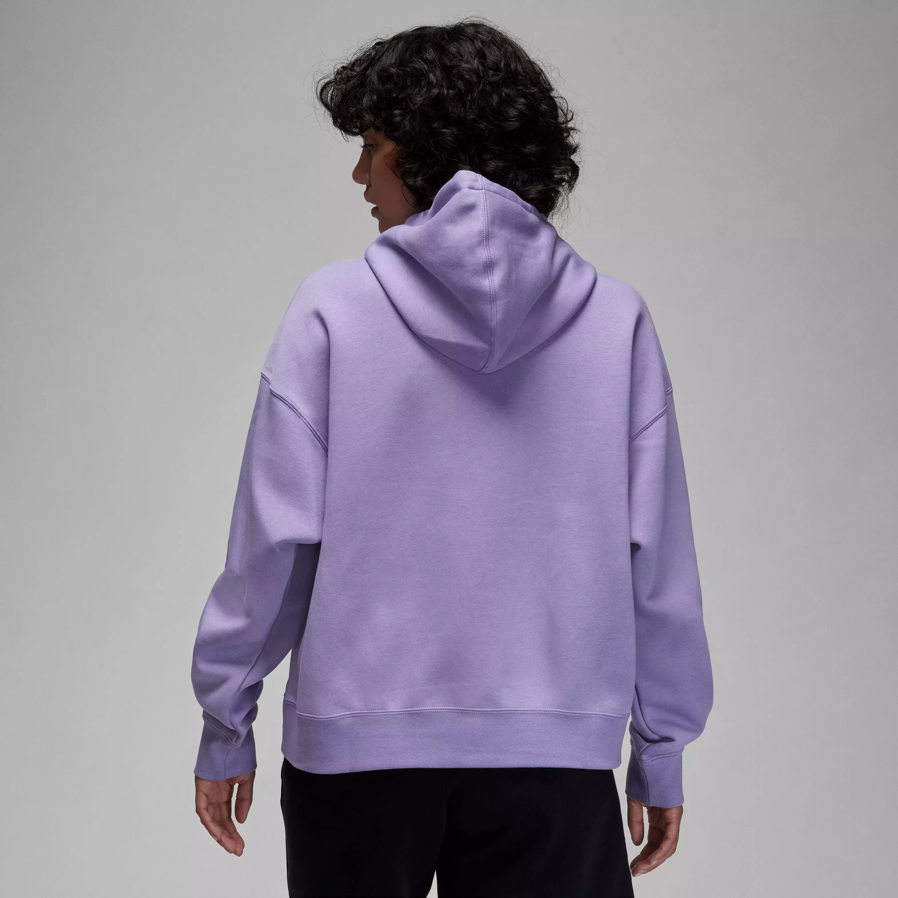 Jordan Women's Brooklyn Fleece Hoodie - Sky Light Purple - PURPLE