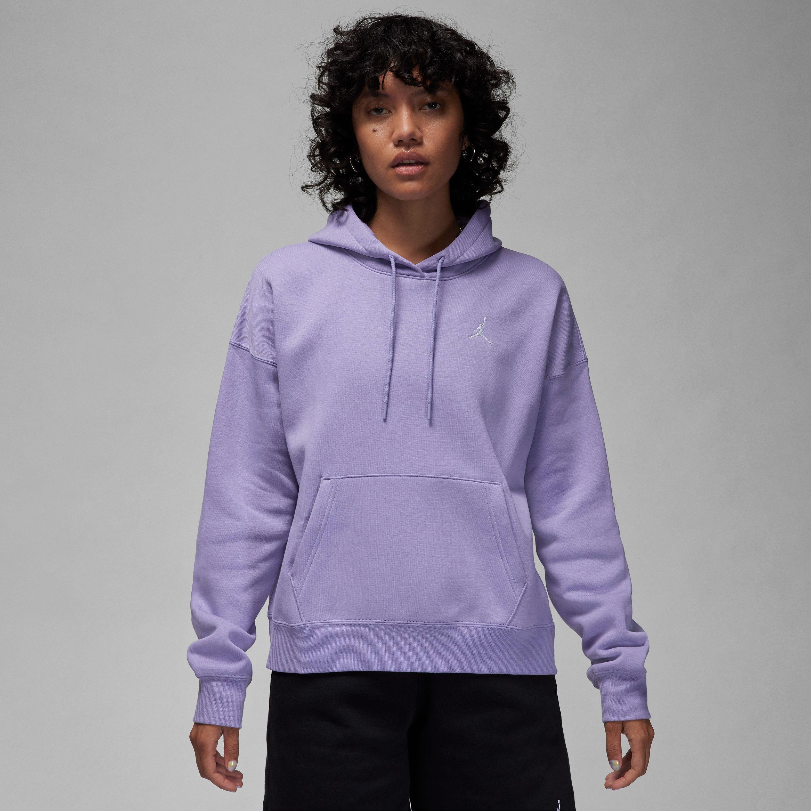 Jordan Women's Brooklyn Fleece Hoodie - Sky Light Purple - PURPLE Thumbnail View 5