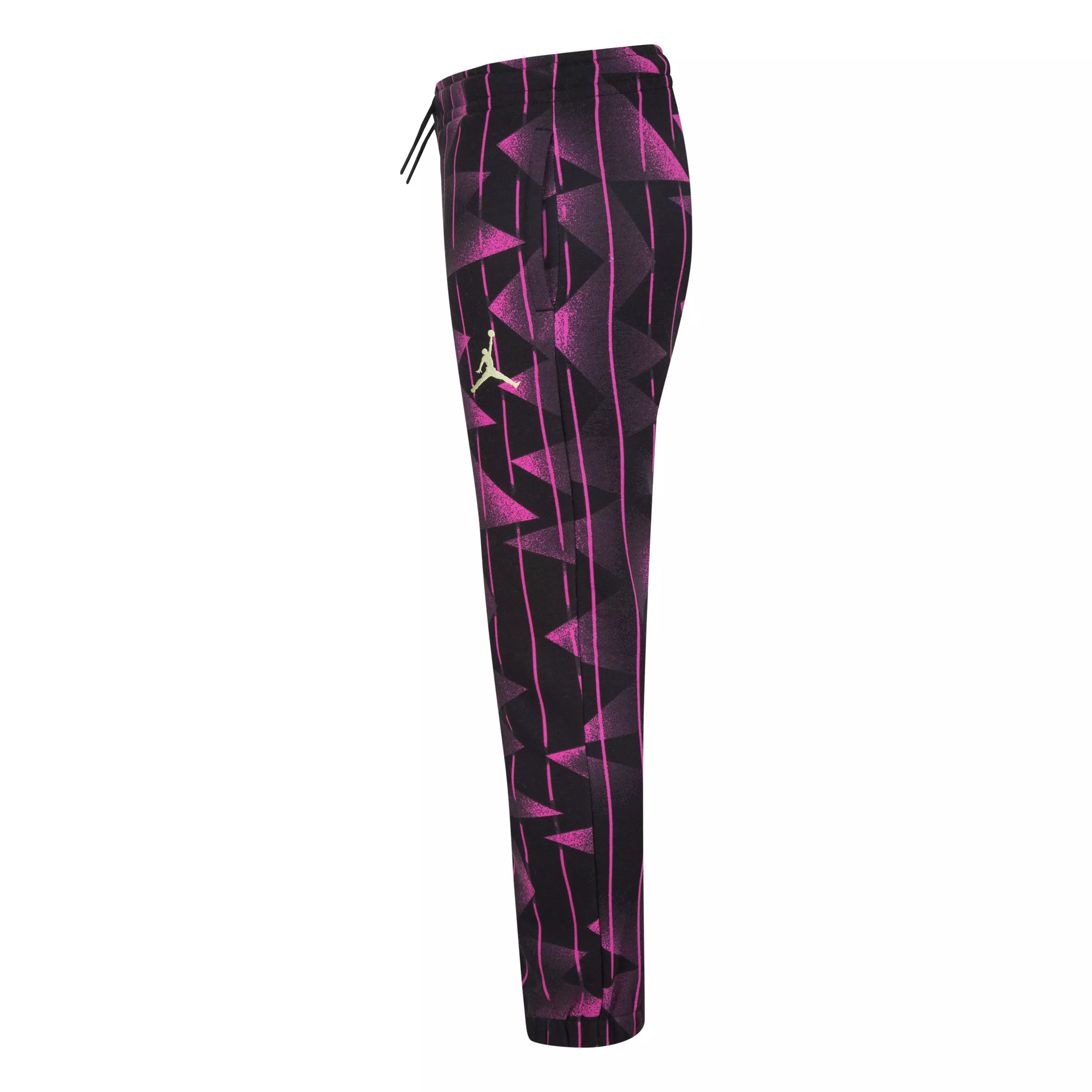 Jordan Big Girls' Essentials Printed Pants - BLACK/PINK