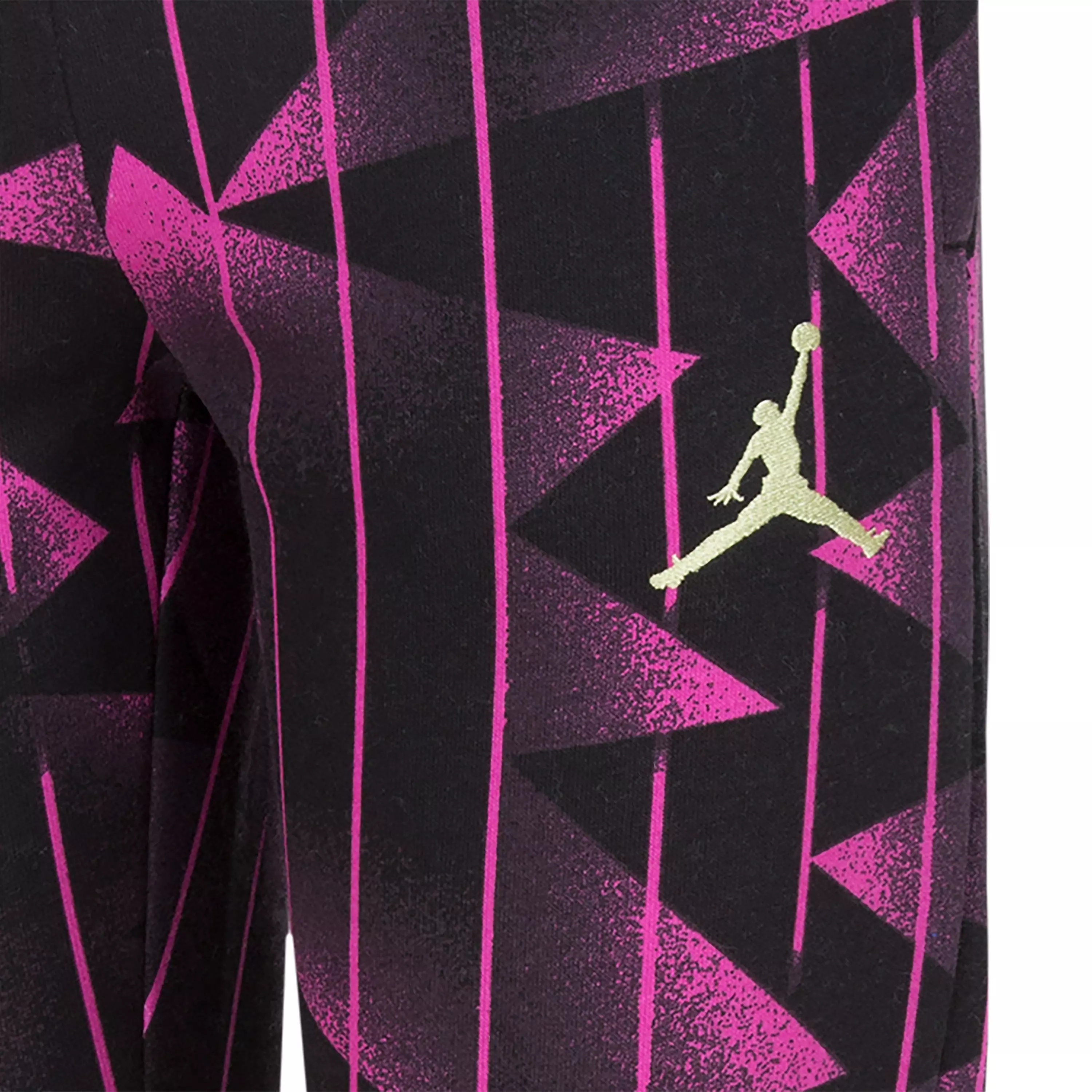 Jordan Big Girls' Essentials Printed Pants - BLACK/PINK