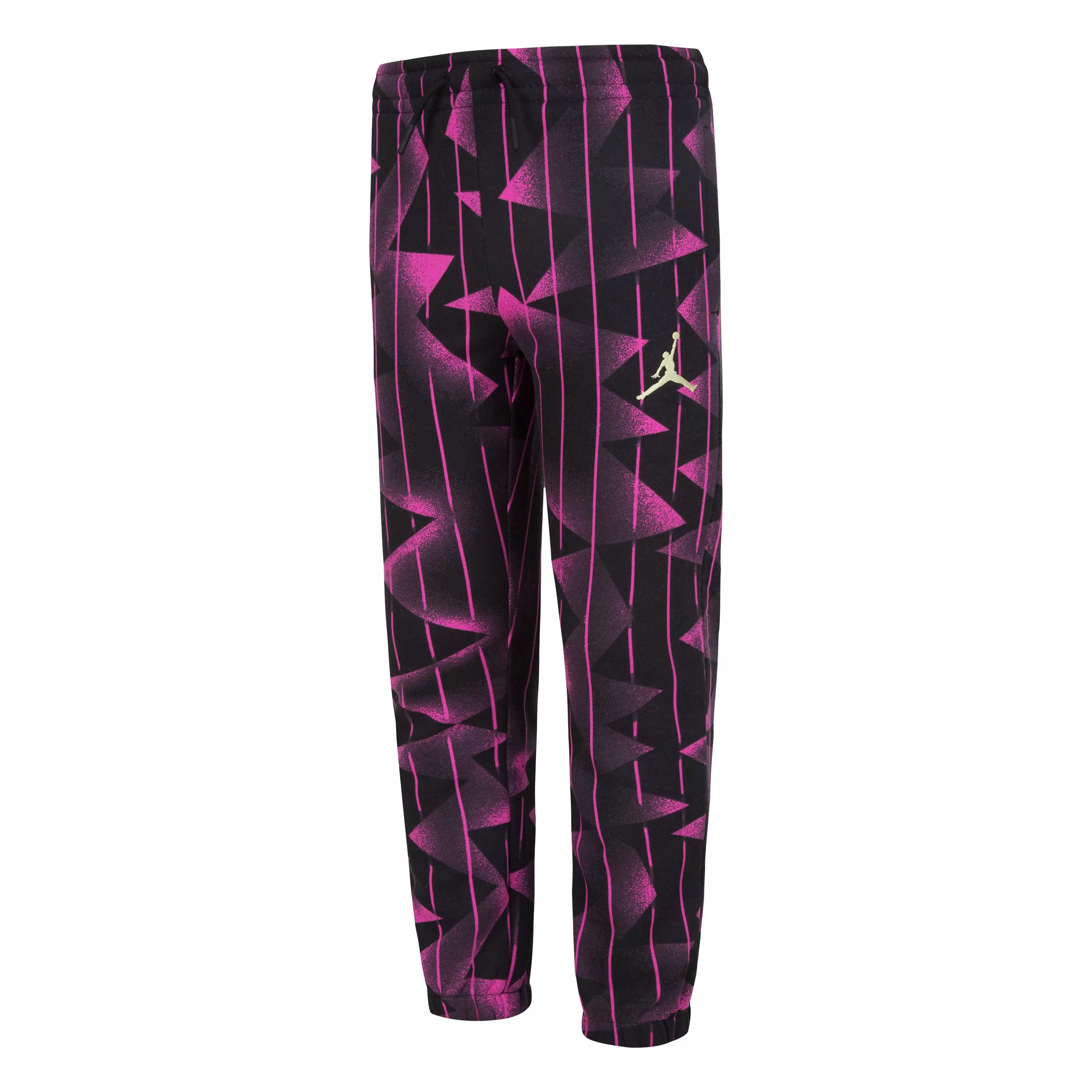 Jordan Big Girls' Essentials Printed Pants - BLACK/PINK