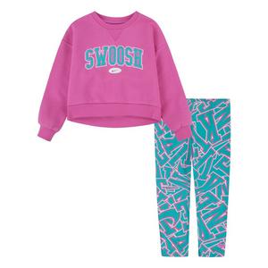 Nike Little Girls' Join The Club Leggings Set