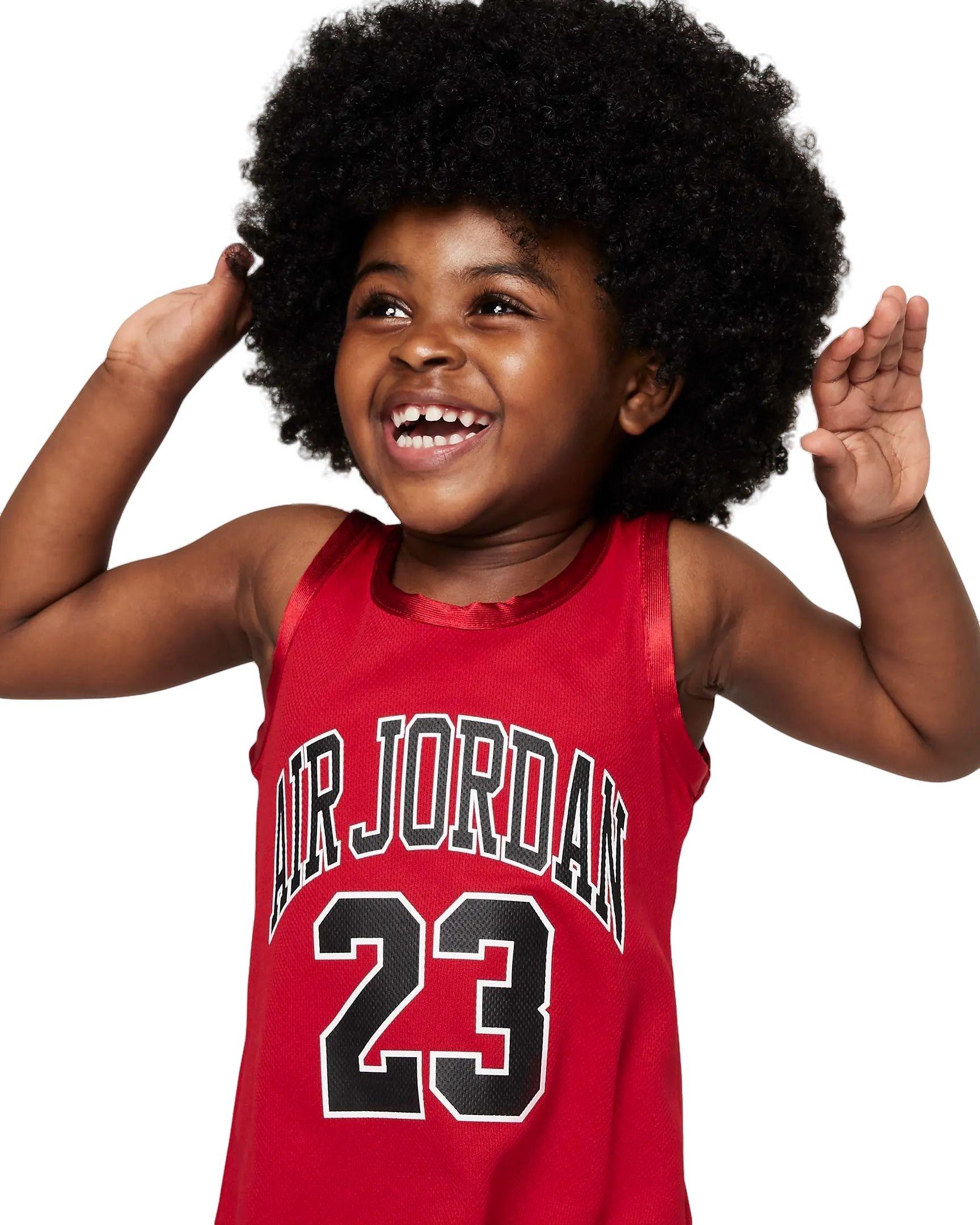 Jordan Little ​Girls' Jersey Dress - Red