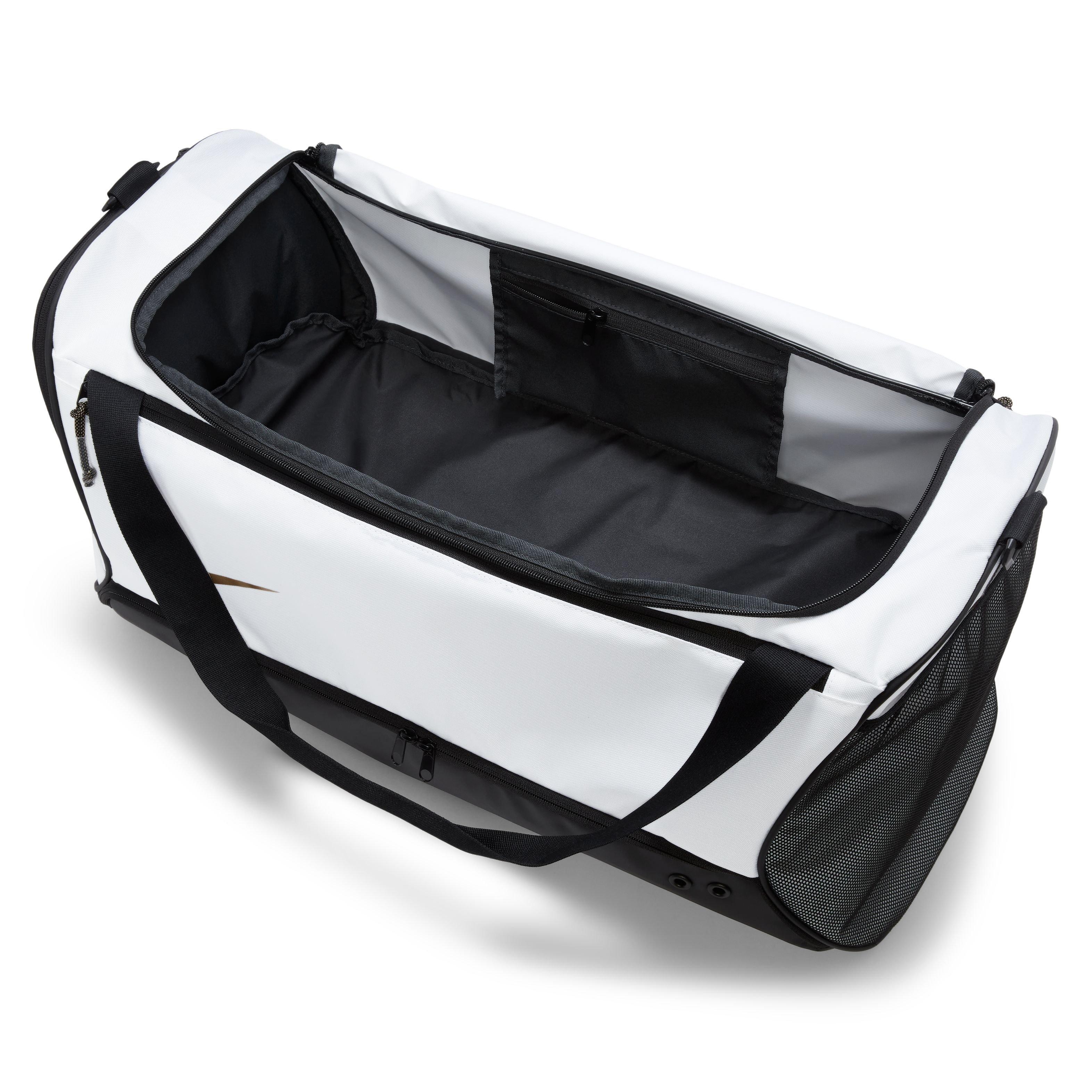Nike Hoops Elite Duffel Bag-White - WHITE Thumbnail View 4