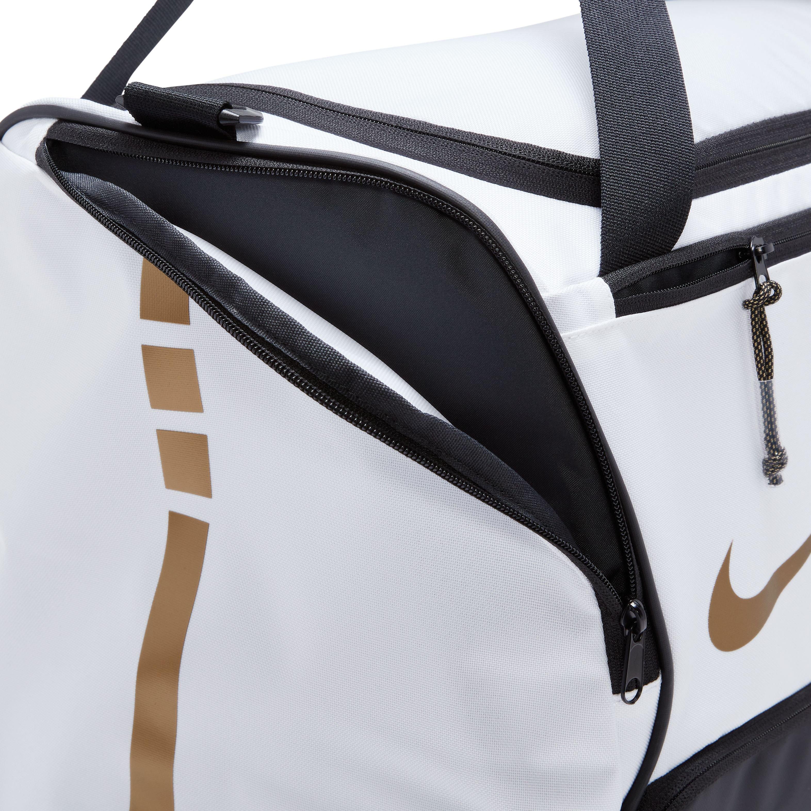Nike Hoops Elite Duffel Bag-White - WHITE Thumbnail View 6