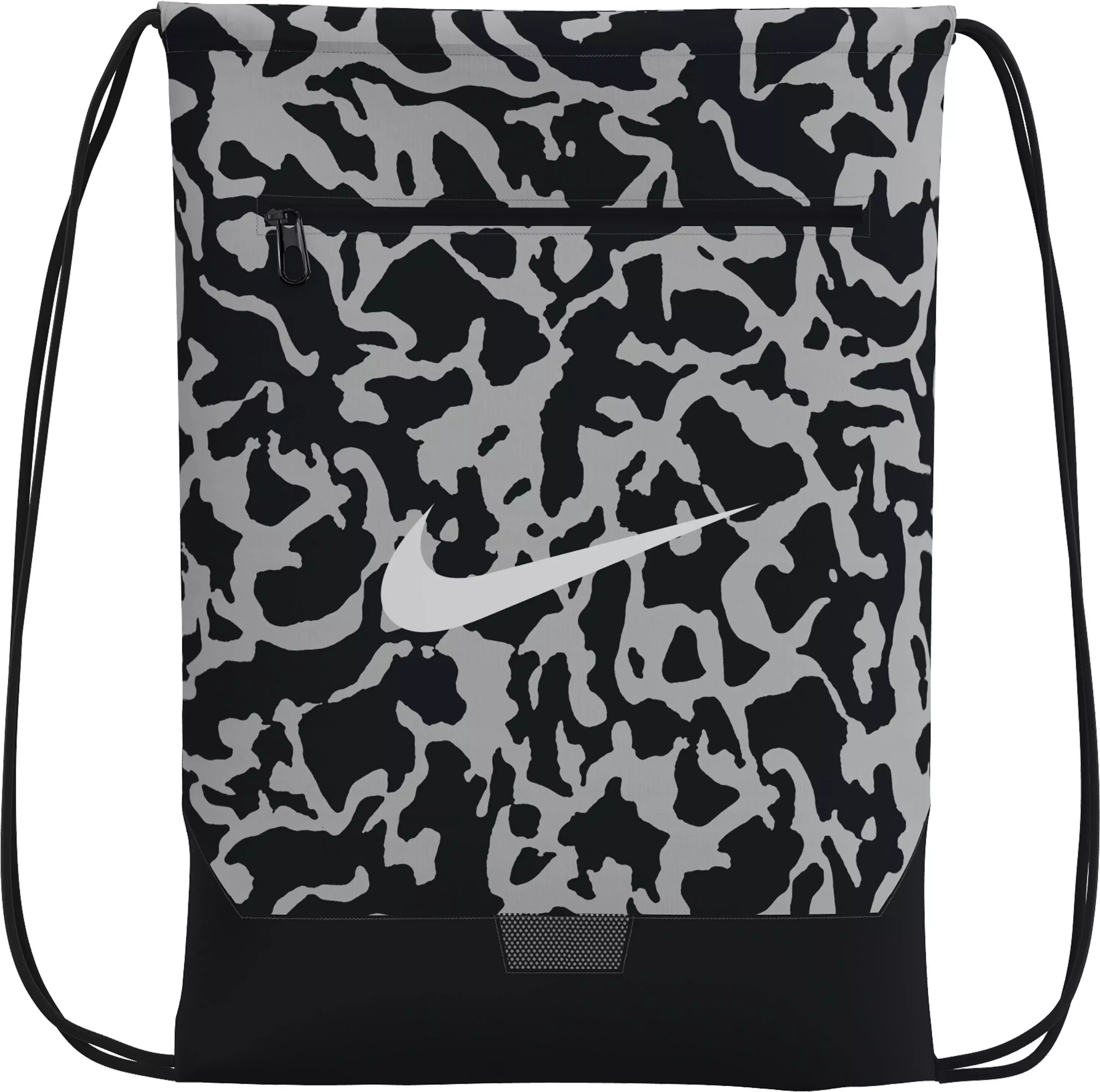 Nike Brasilla All Over Print Drawstring Bag-Grey - GREY