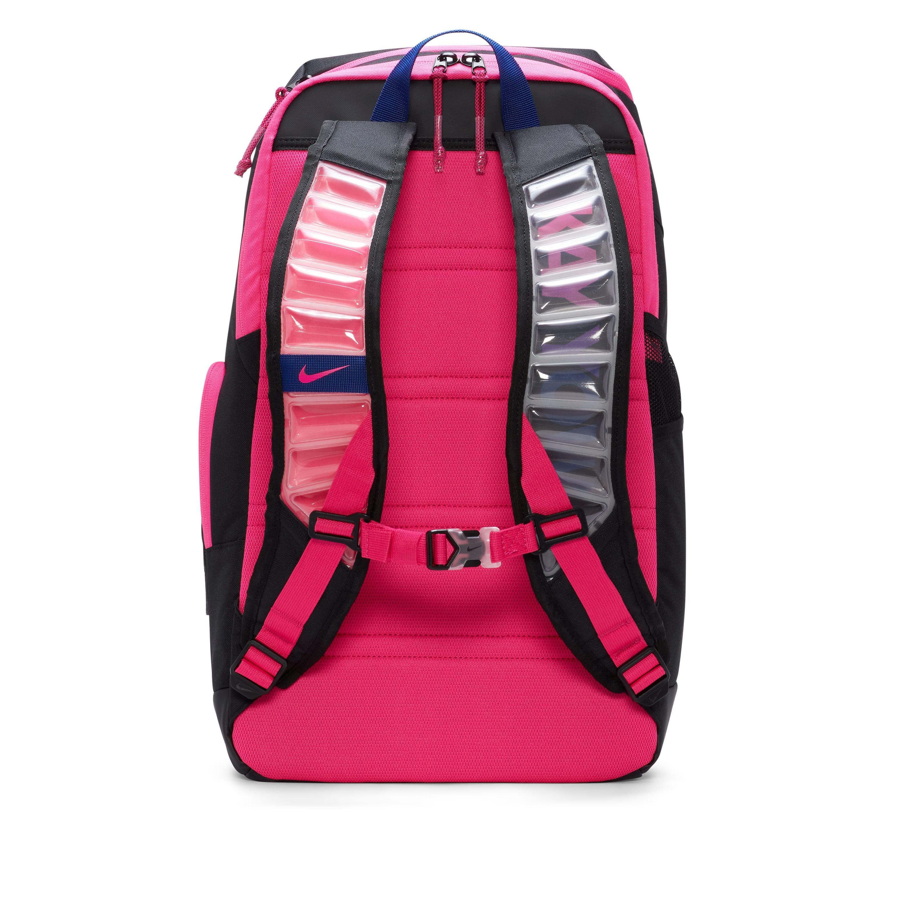 Pink and black nike cheap elite backpack