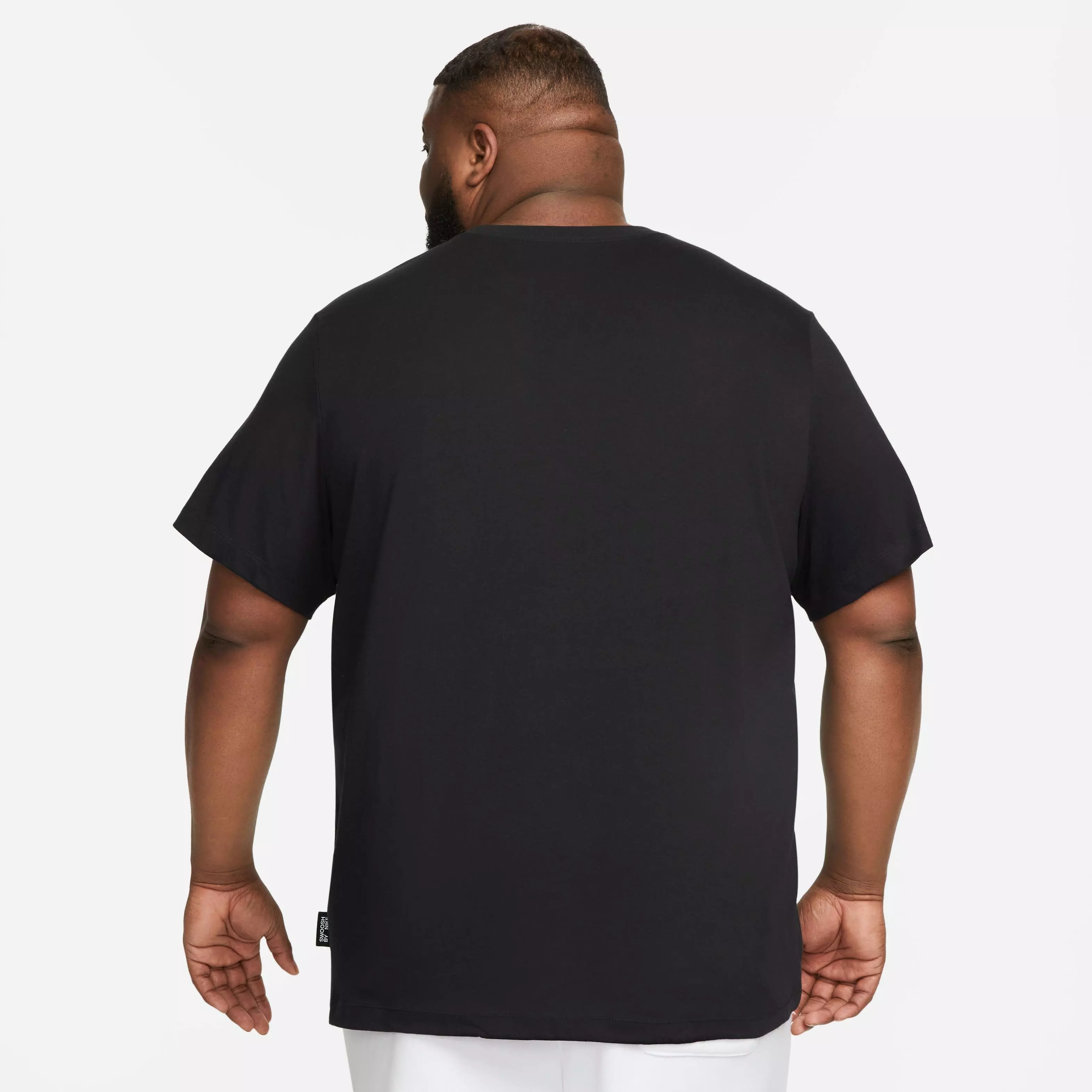Nike Men's Sportswear Swoosh By Nike Tee - BLACK