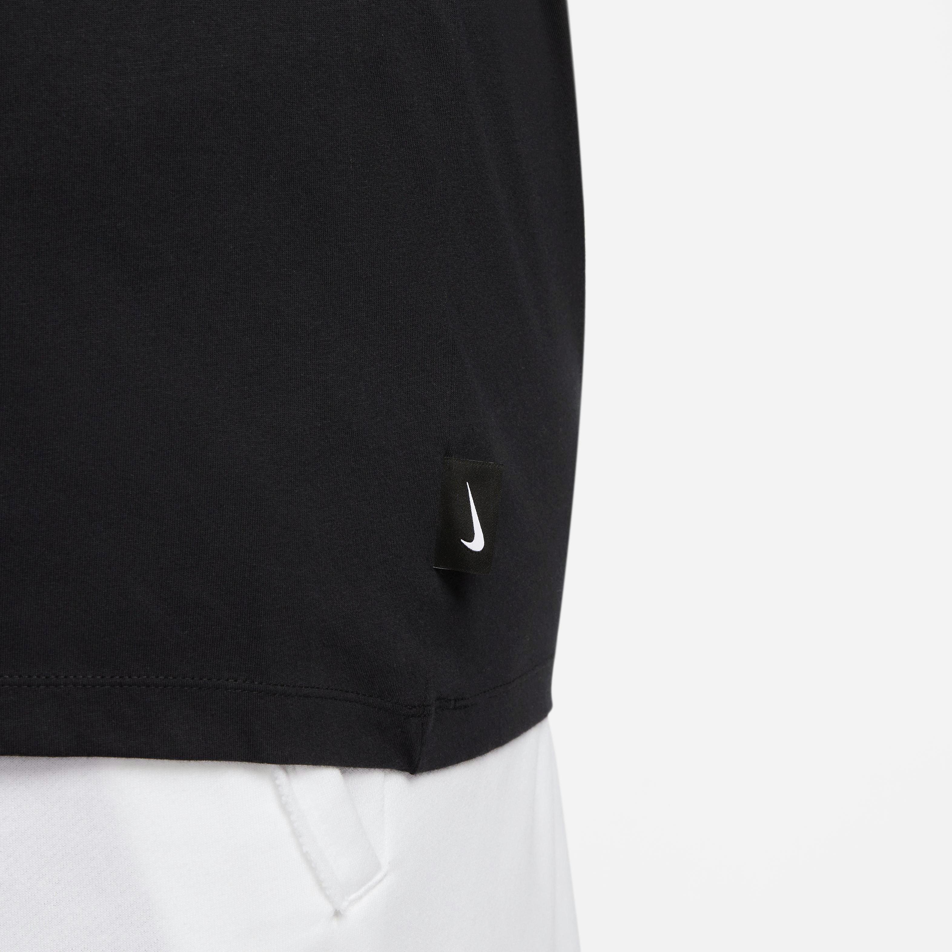 Nike Men's Sportswear Swoosh By Nike Tee - BLACK Thumbnail View 13