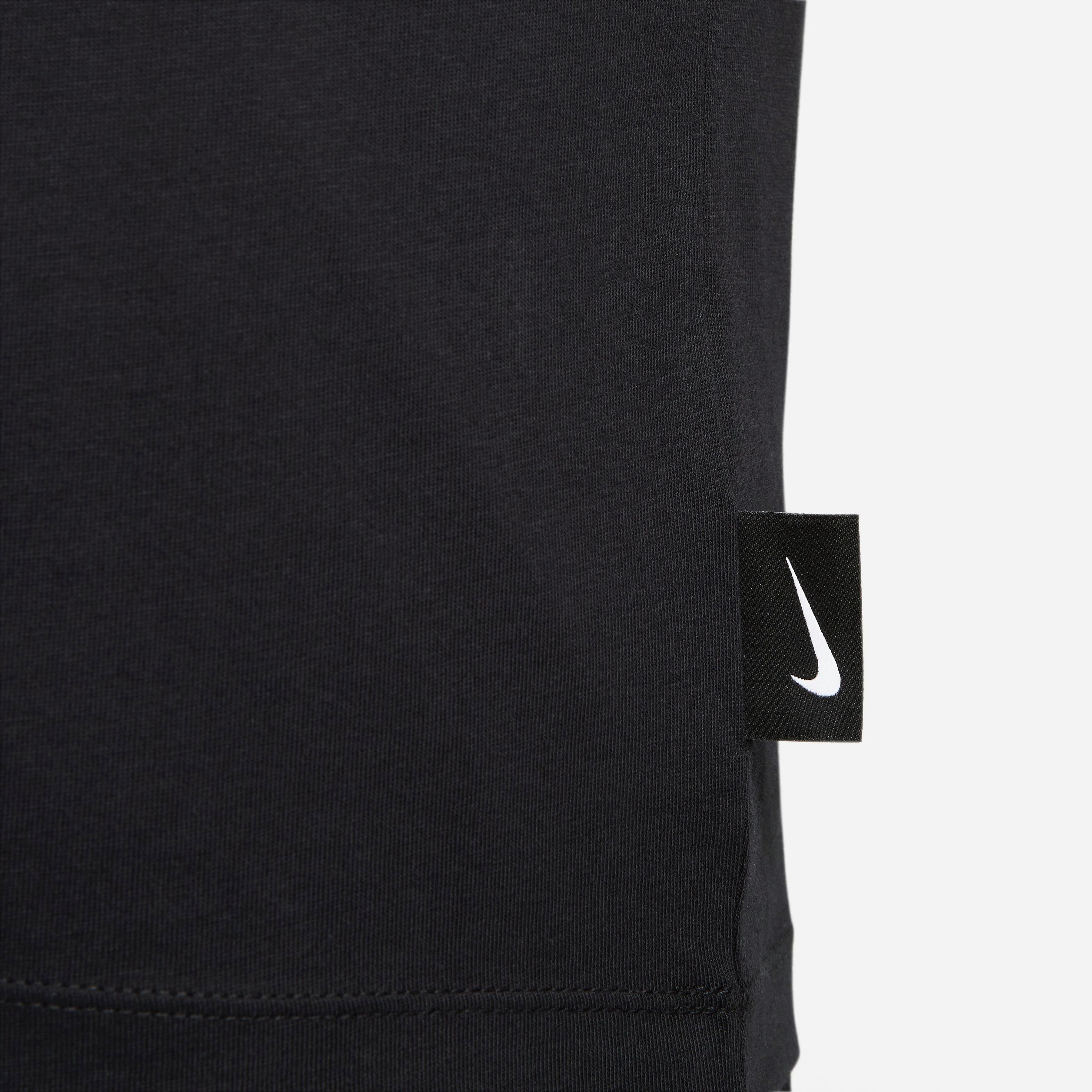 Nike Men's Sportswear Swoosh By Nike Tee - BLACK Thumbnail View 10