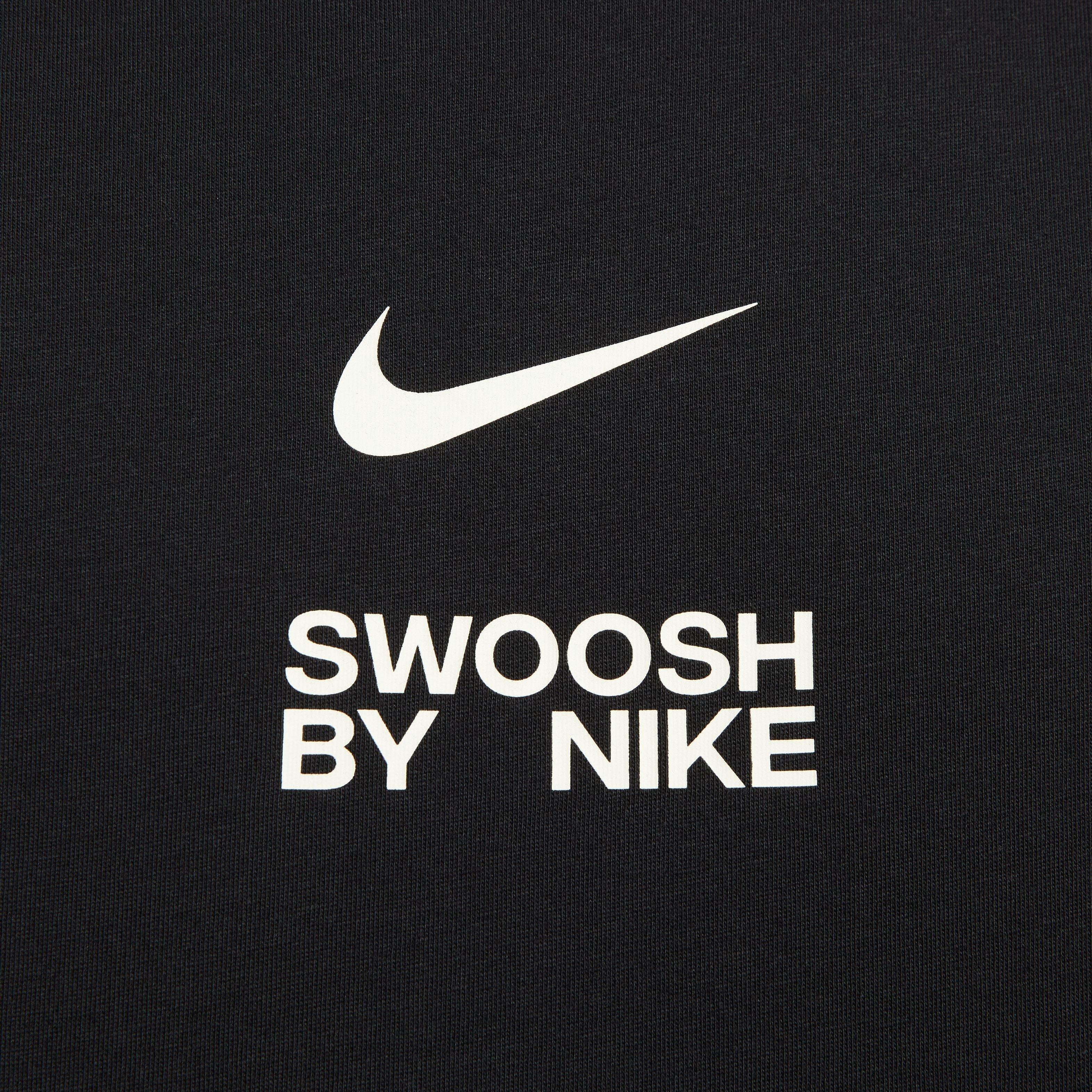 Nike Men's Sportswear Swoosh By Nike Tee - BLACK Thumbnail View 16
