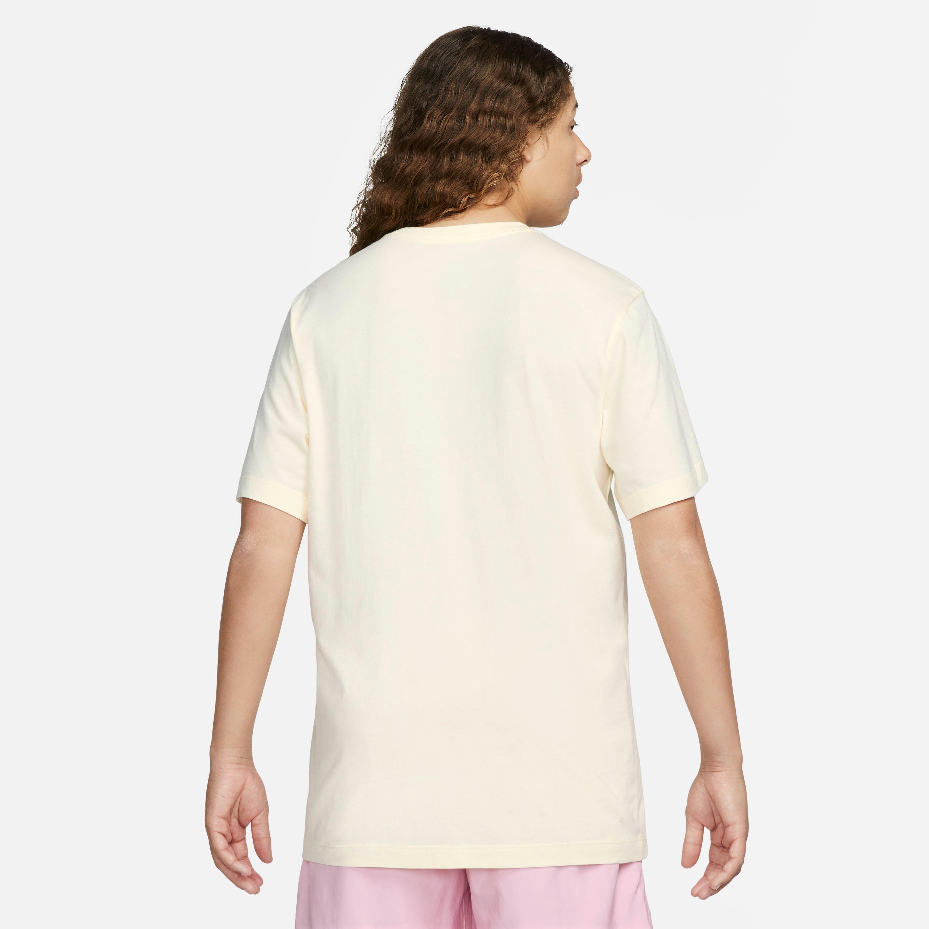Nike Men's Suede Front Graphic Tee - OFF-WHITE Thumbnail View 5