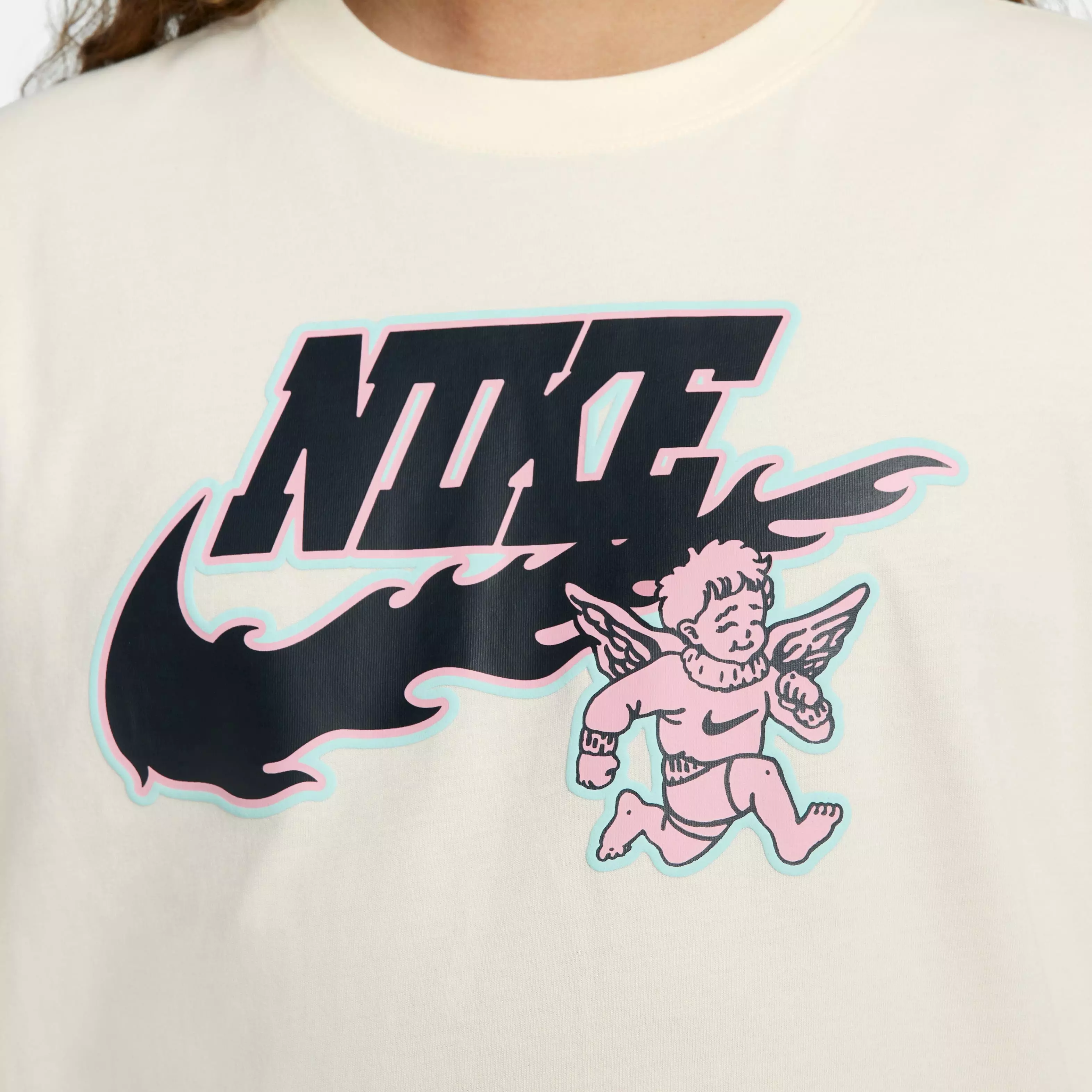 Nike Men's Suede Front Graphic Tee - OFF-WHITE