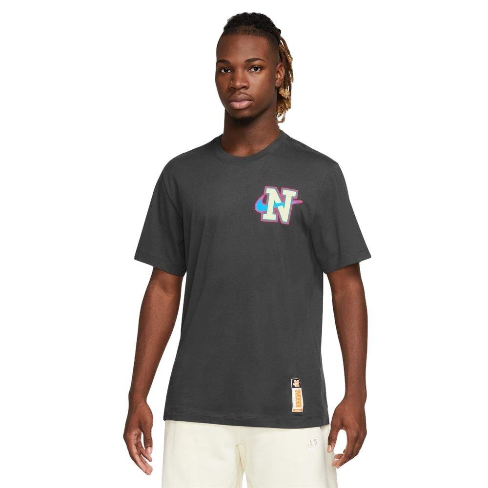 Nike Men's Suede Graphic Tee - Black - BLACK Thumbnail View 1