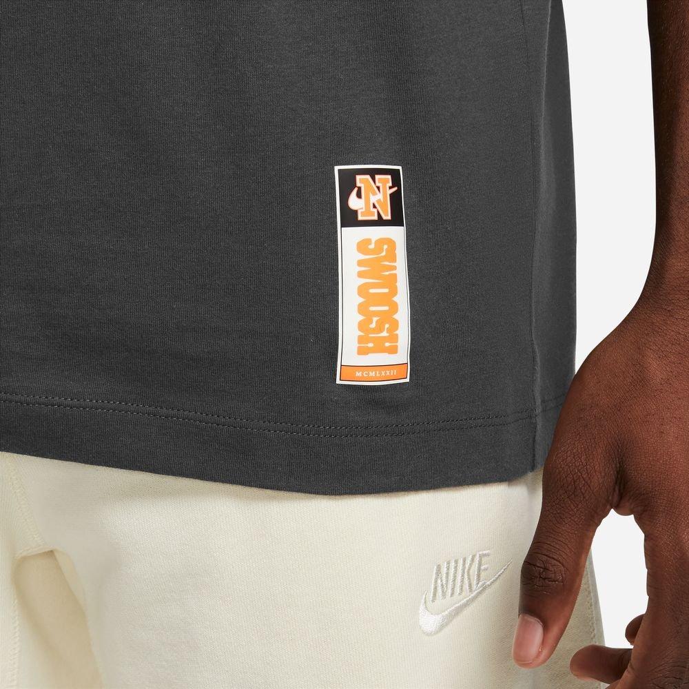 Nike Men's Suede Graphic Tee - Black - BLACK Thumbnail View 3