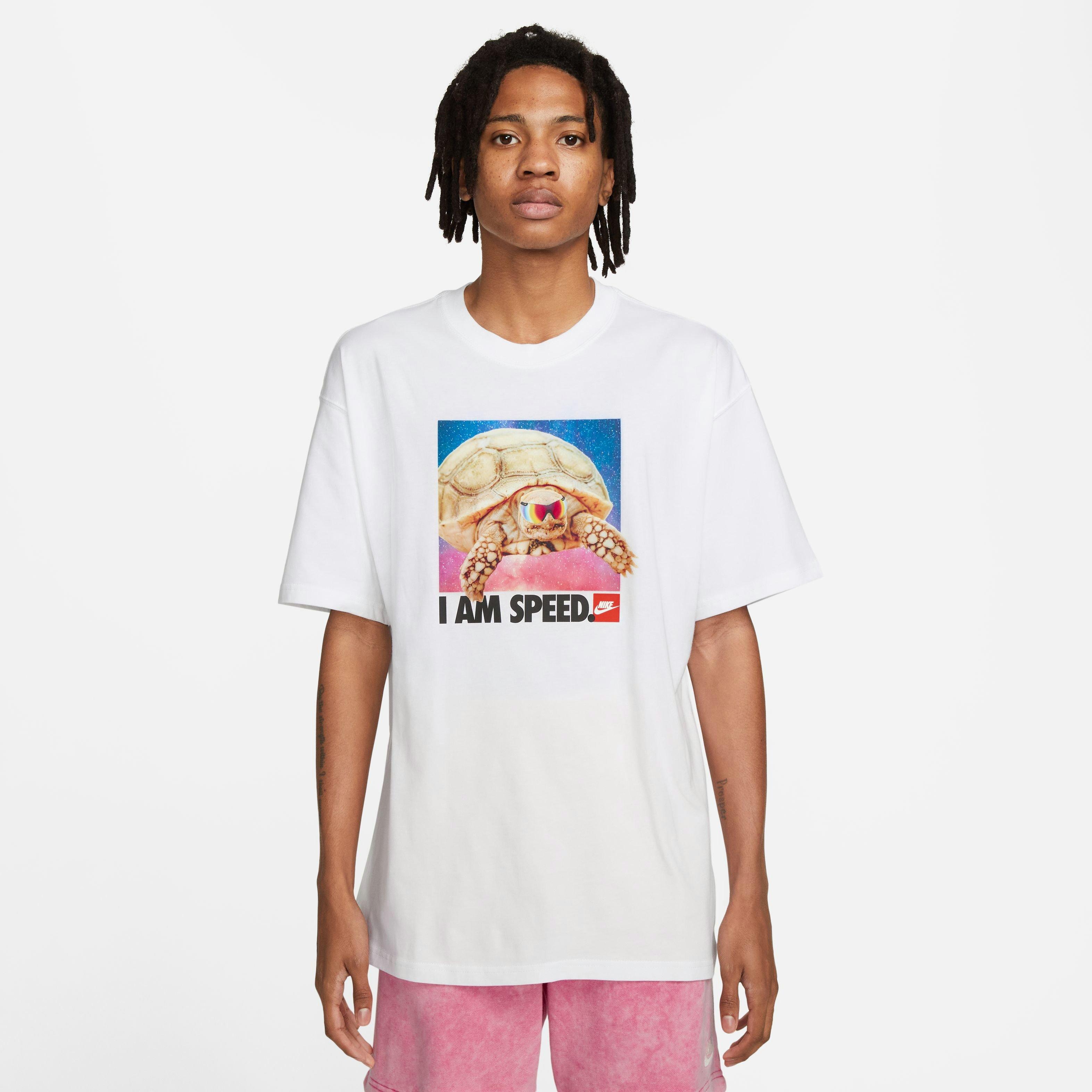 Nike Men's Sportswear Max90 Speed Turtle Tee-White