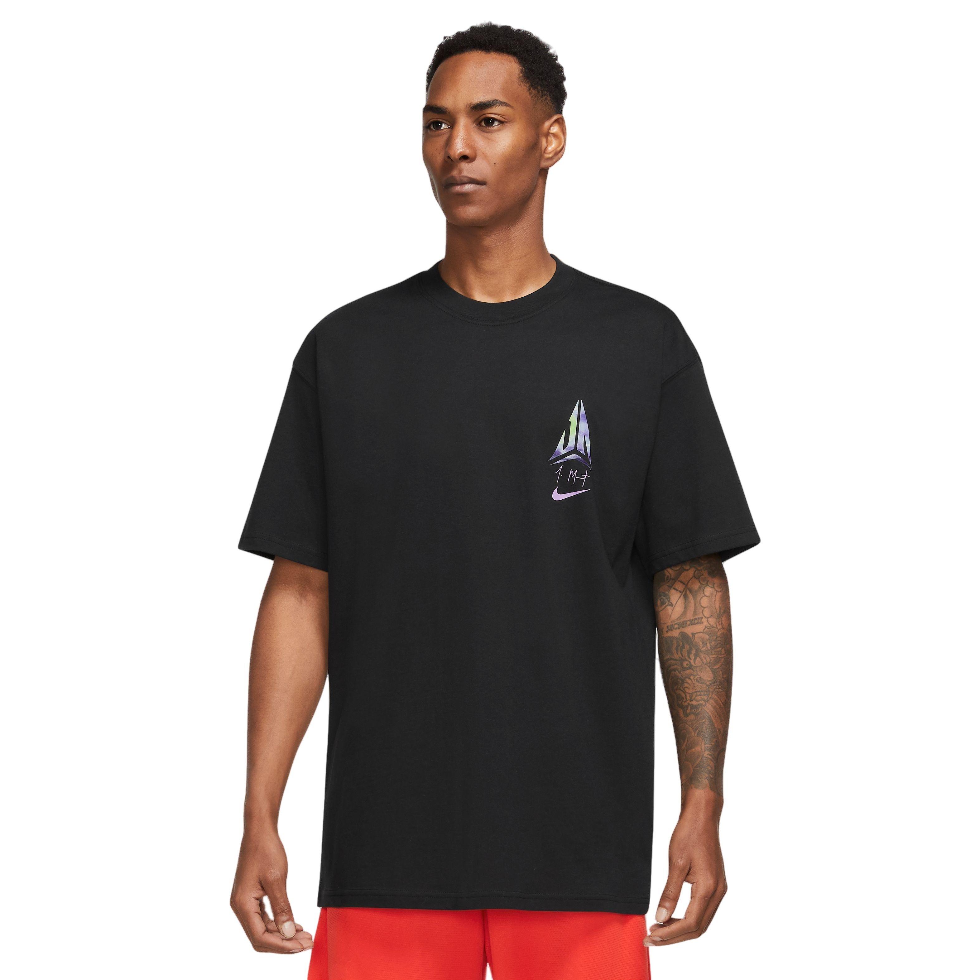 Nike Men's Max90 Ja Basketball Tee-Black - BLACK Thumbnail View 1