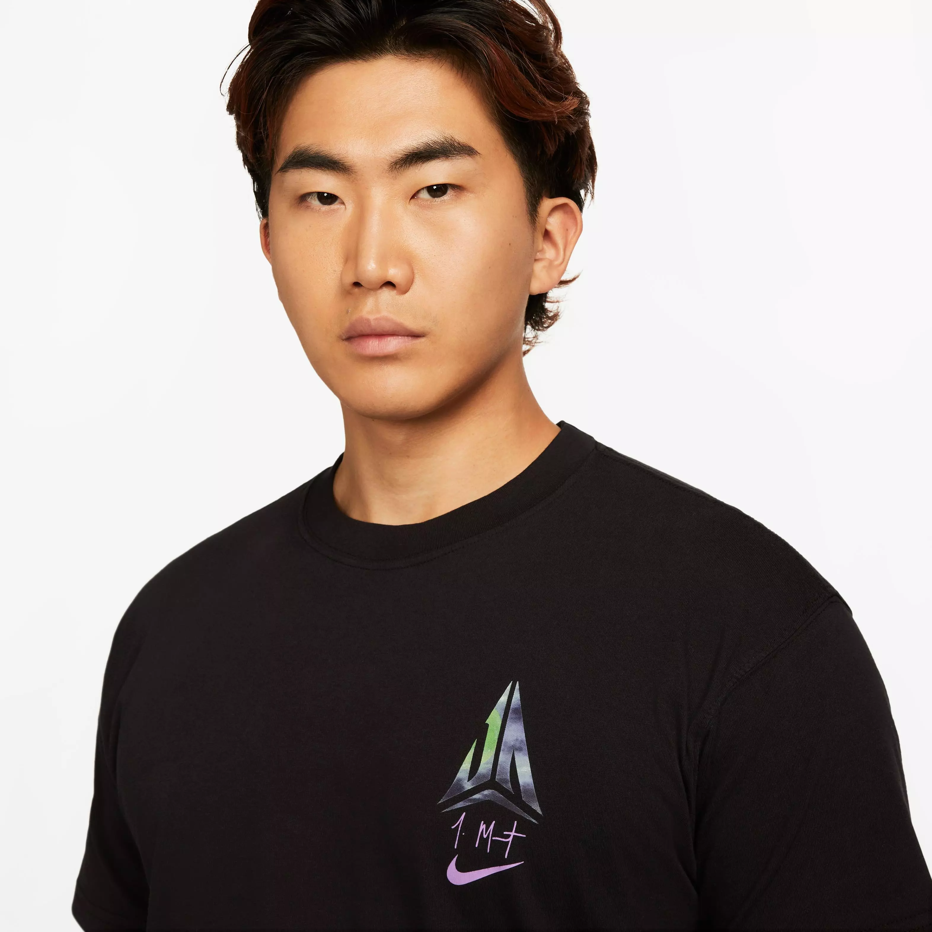 Nike Men's Max90 Ja Basketball Tee-Black - BLACK