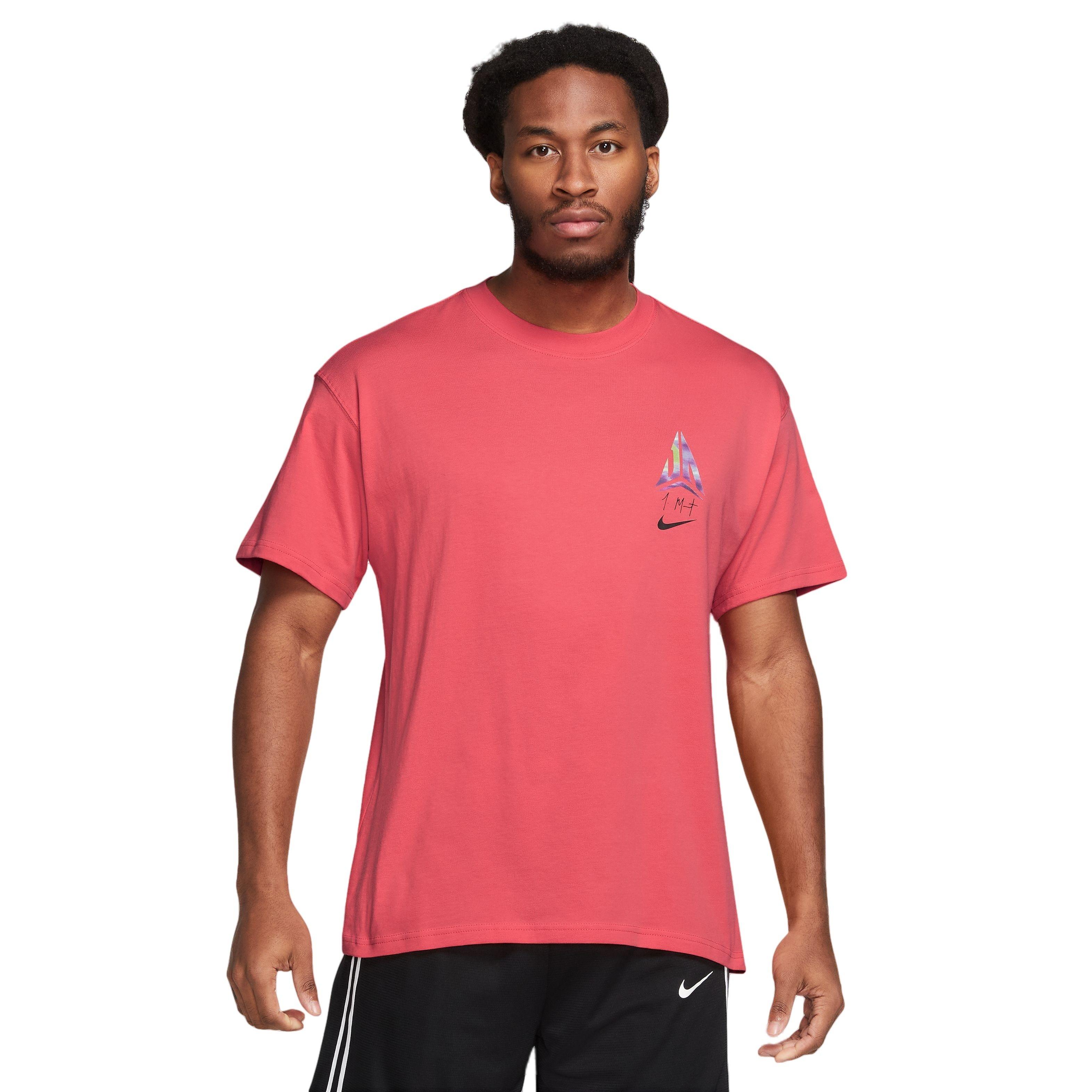 Nike Men's Max90 Ja Basketball Tee-Red - RED Thumbnail View 1