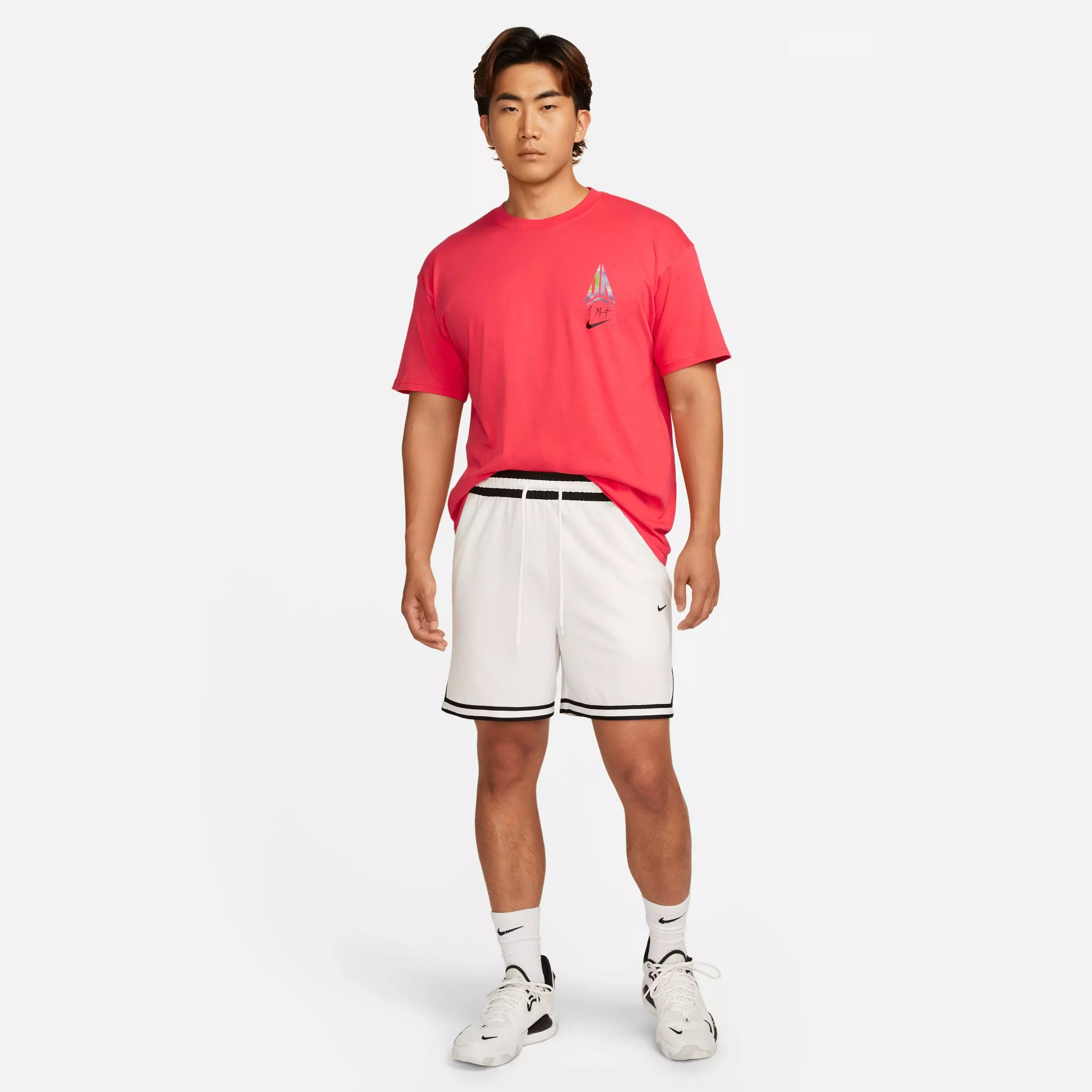 Nike Men's Max90 Ja Basketball Tee-Red - RED