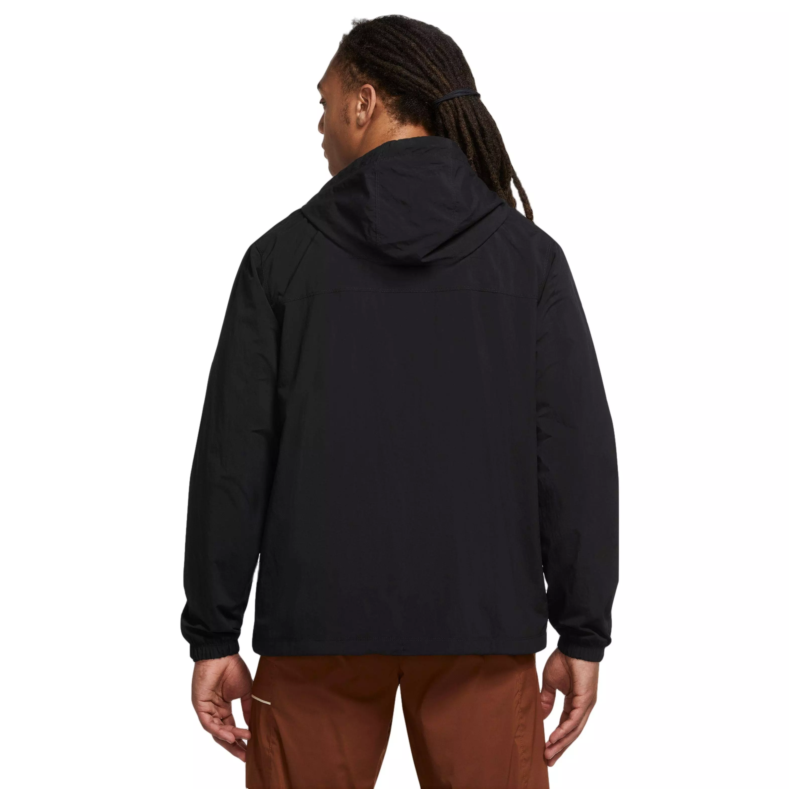 Nike Men's Sportswear Club Full-Zip Woven Jacket - BLACK