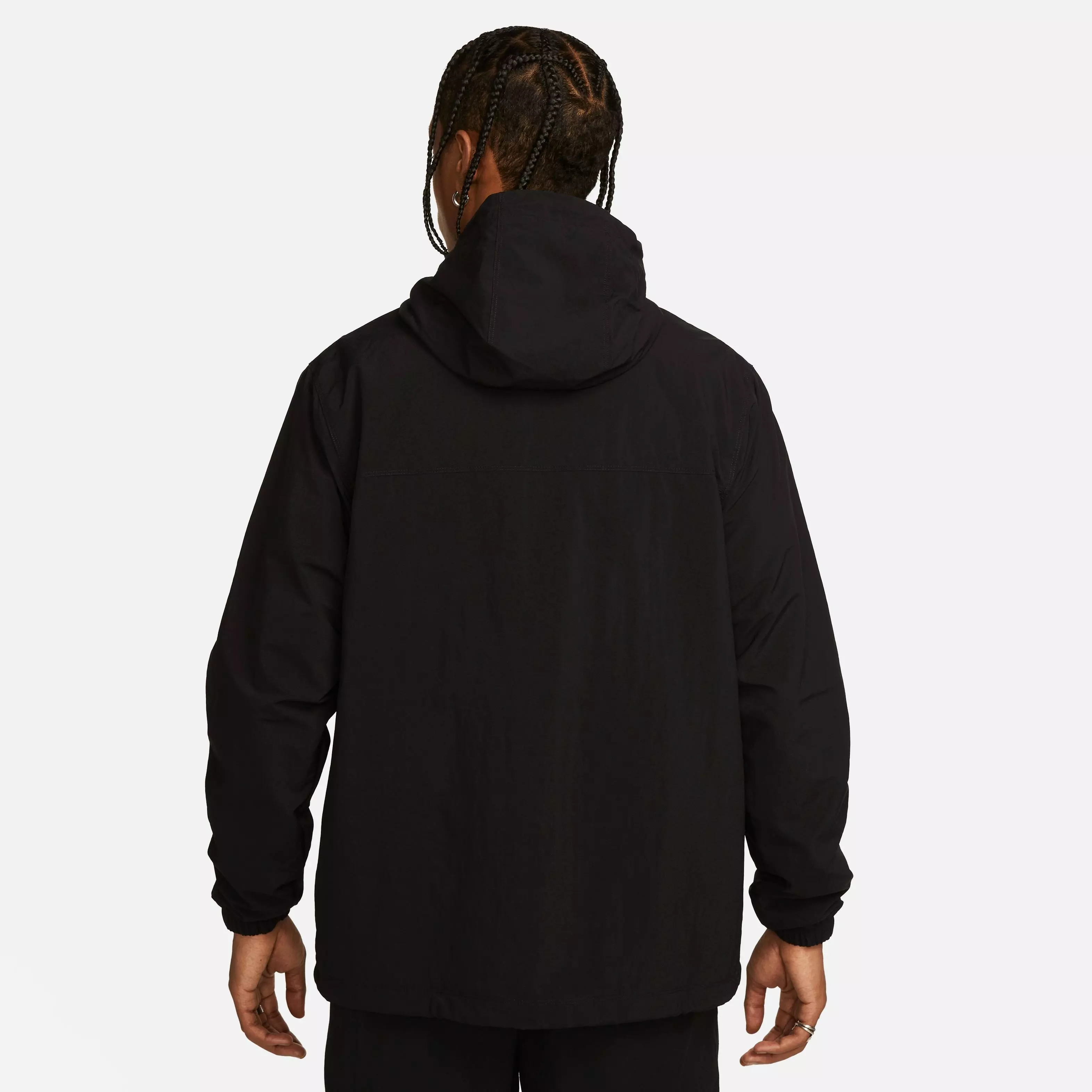 Nike Men's Sportswear Club Full-Zip Woven Jacket - BLACK