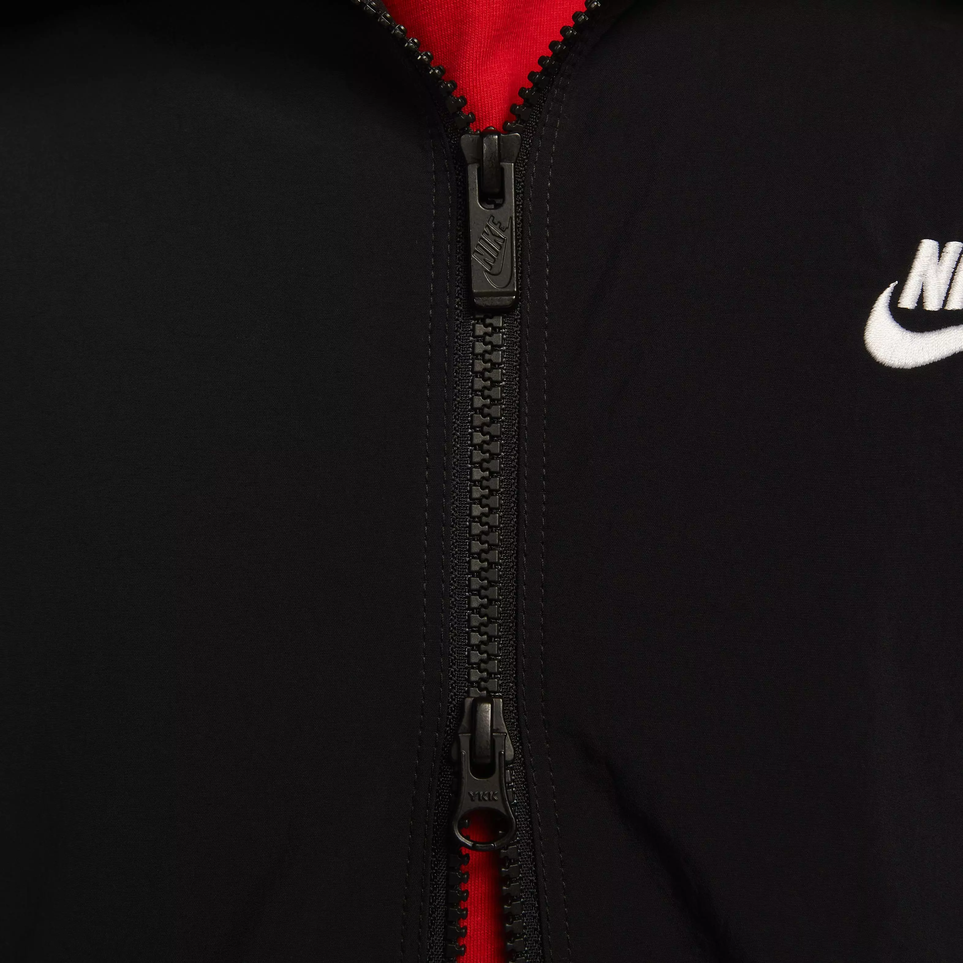 Nike Men's Sportswear Club Full-Zip Woven Jacket - BLACK