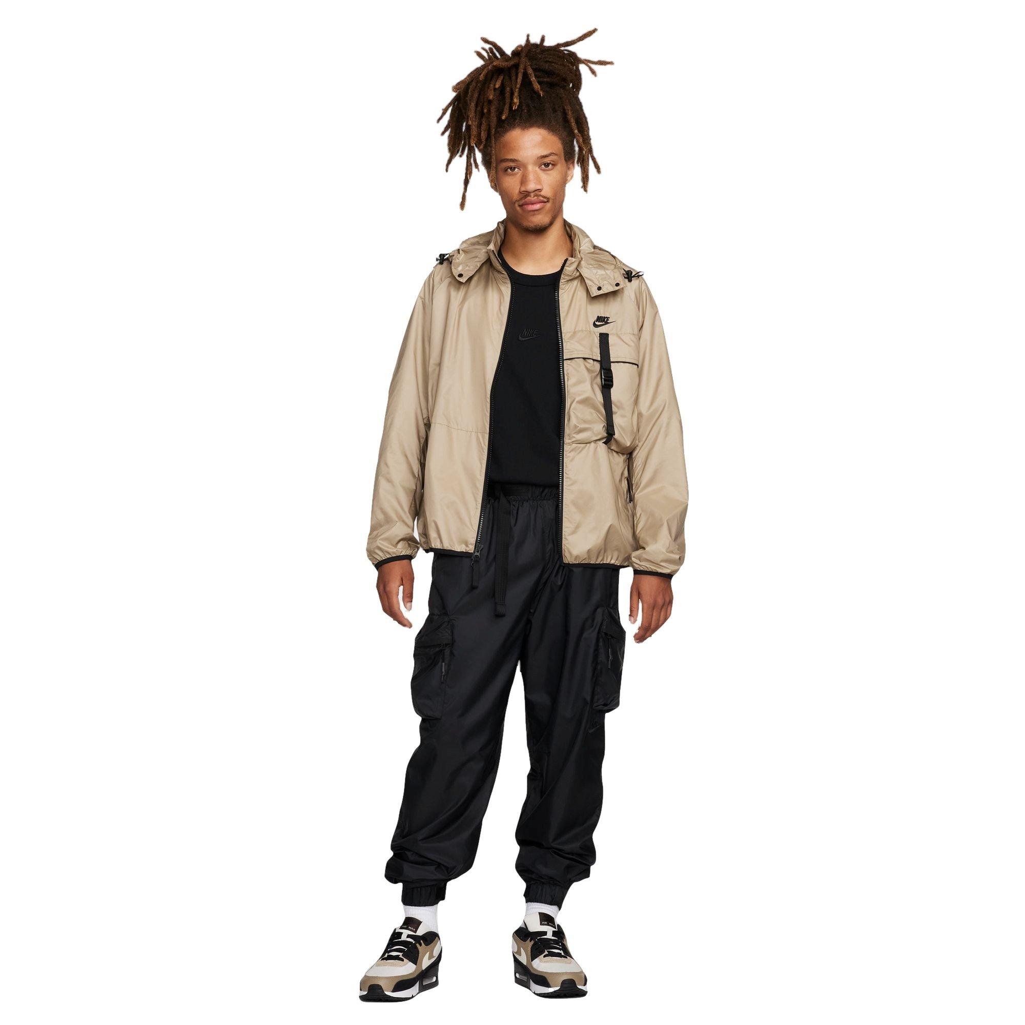 Nike Men's Tech Woven N24 Packable Lined Jacket - KHAKI Thumbnail View 7